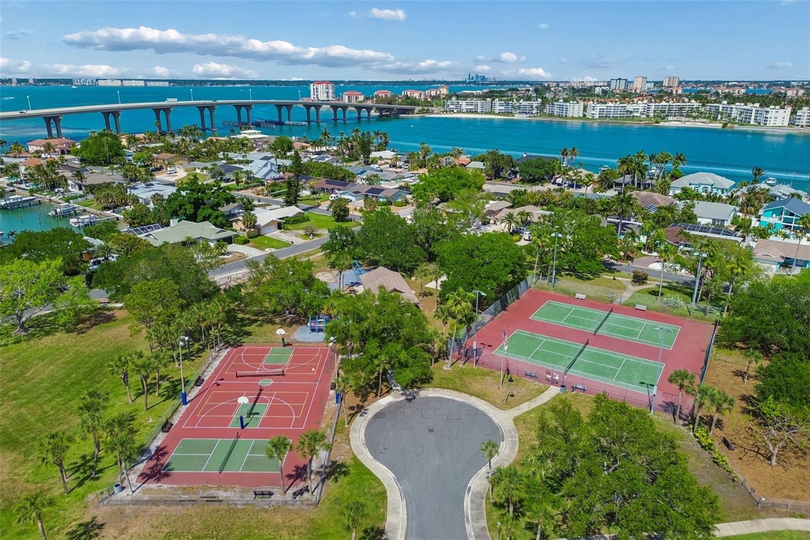 Pickleball, tennis, hoops, dog park, pavilion, outdoor fitness, playground