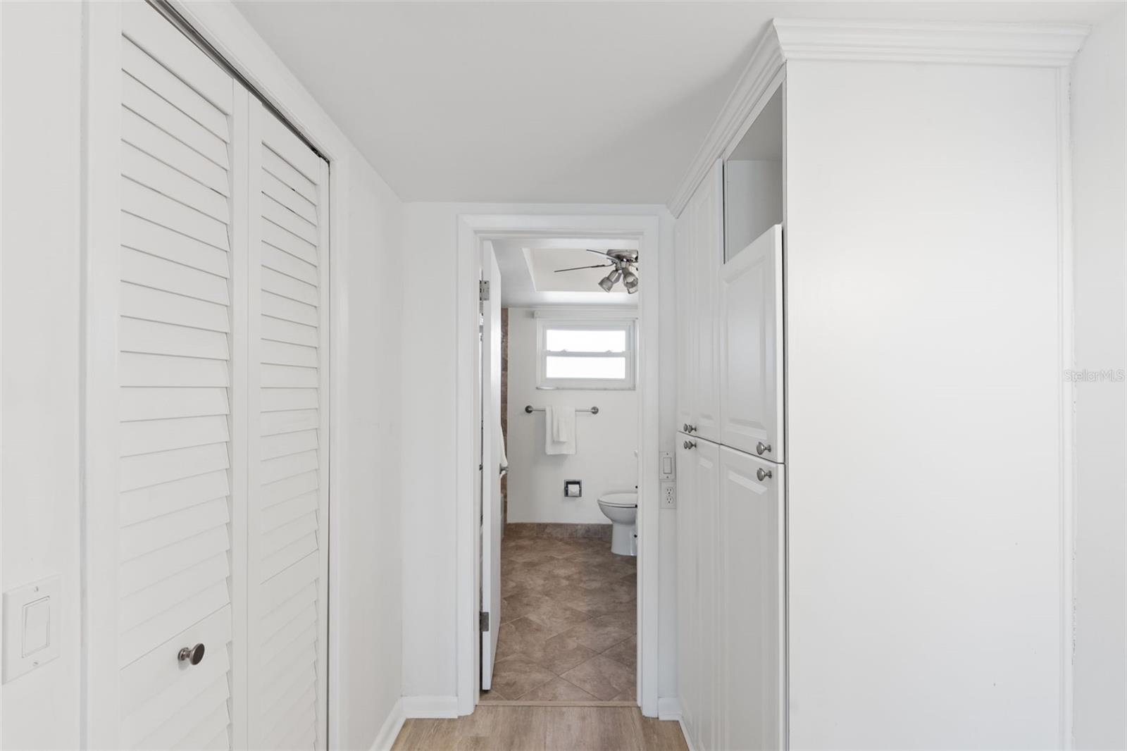 Walk in Closet and Built in Storage