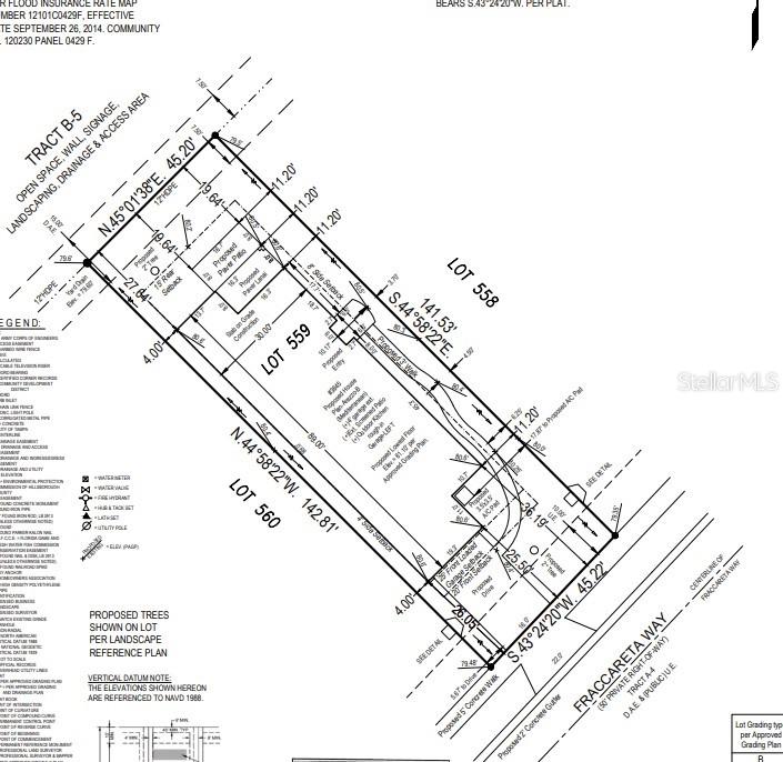 3845 Fraccareta Way Preliminary Plot Plan