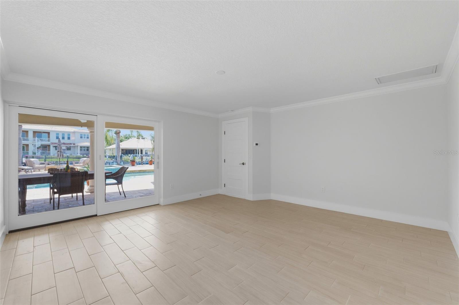 Primary bed with access to patio