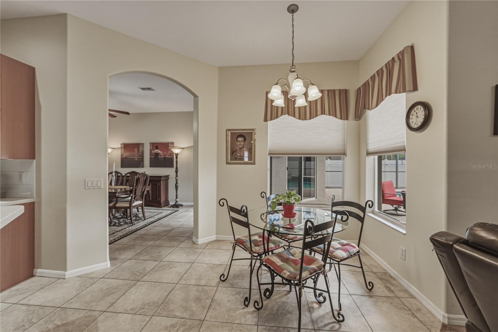 Bright breakfast nook with abundant natural light, perfect for casual dining, morning coffee, and everyday family gatherings.