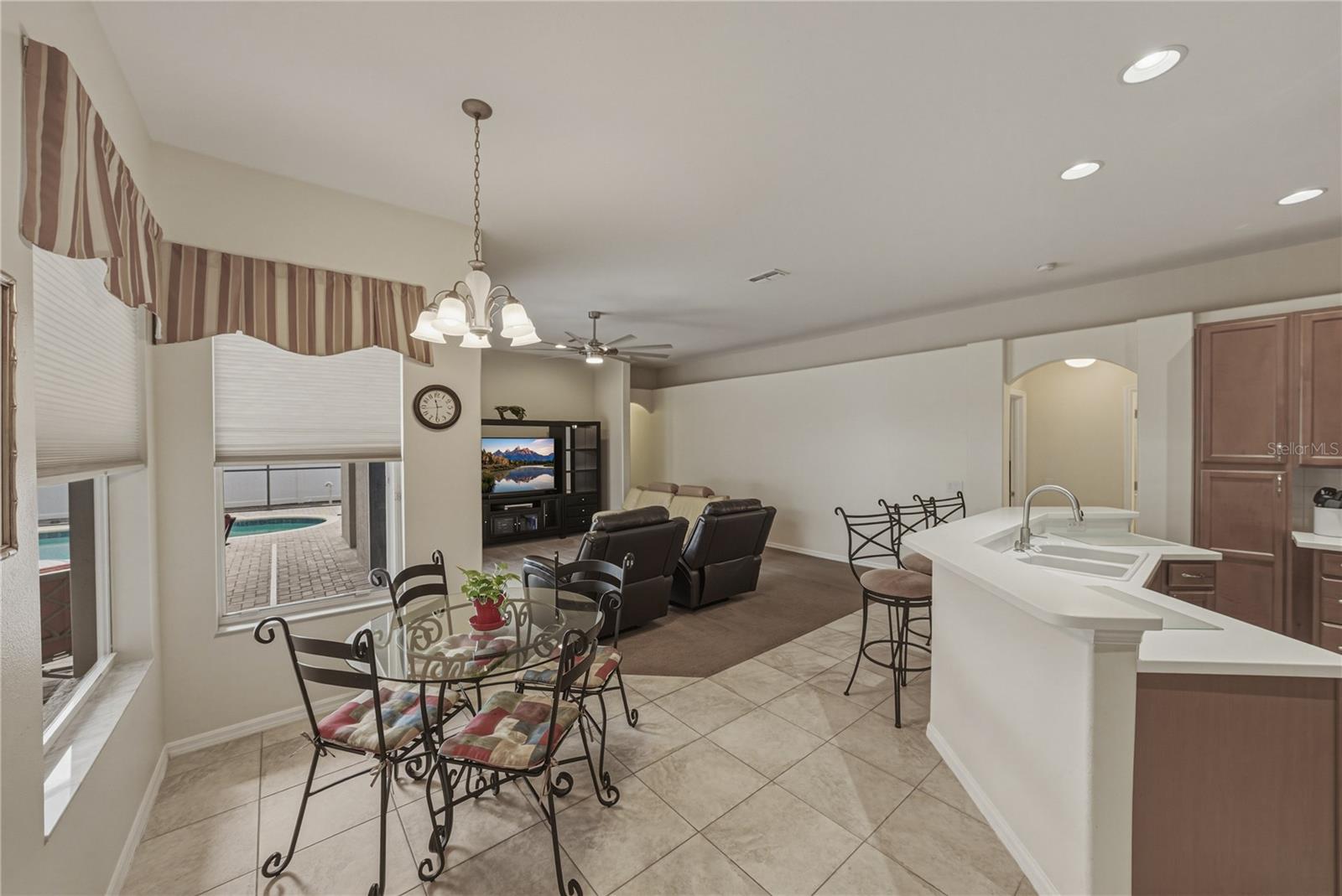 Bright breakfast nook with abundant natural light, perfect for casual dining, morning coffee, and everyday family gatherings.