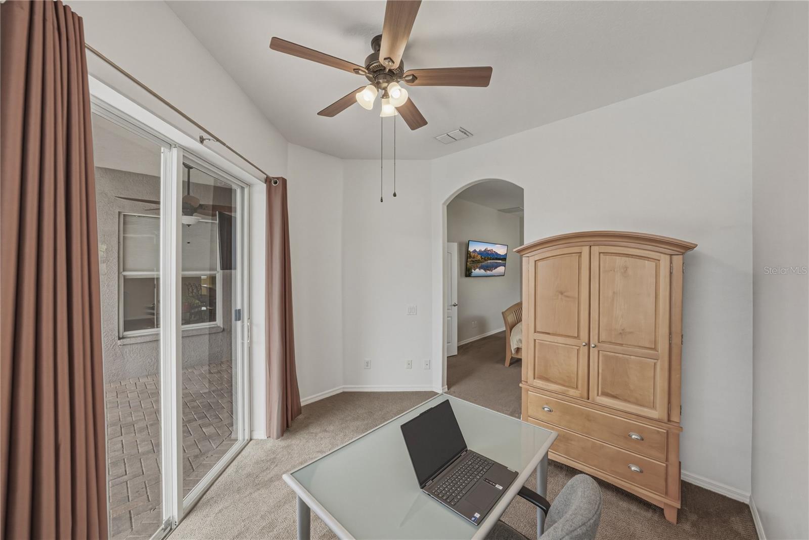 Office/Den off of the Primary Suite - Pool Access