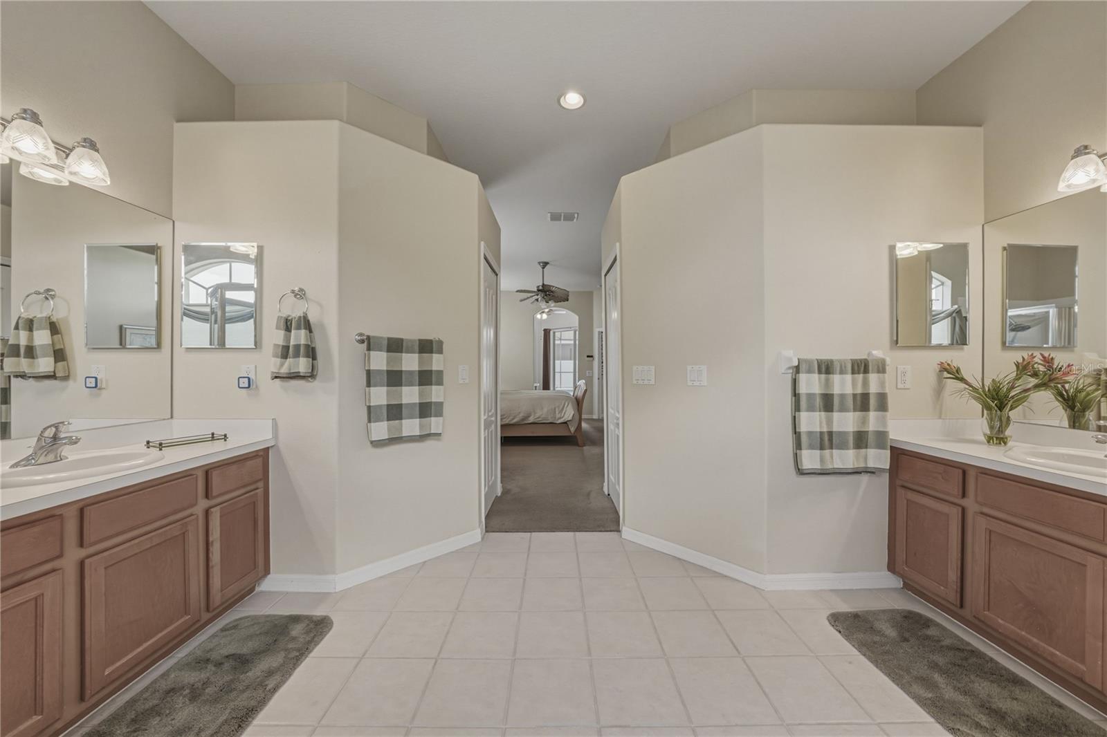 Ensuite - Double Vanity, soaking tub, water closet, walk-in shower