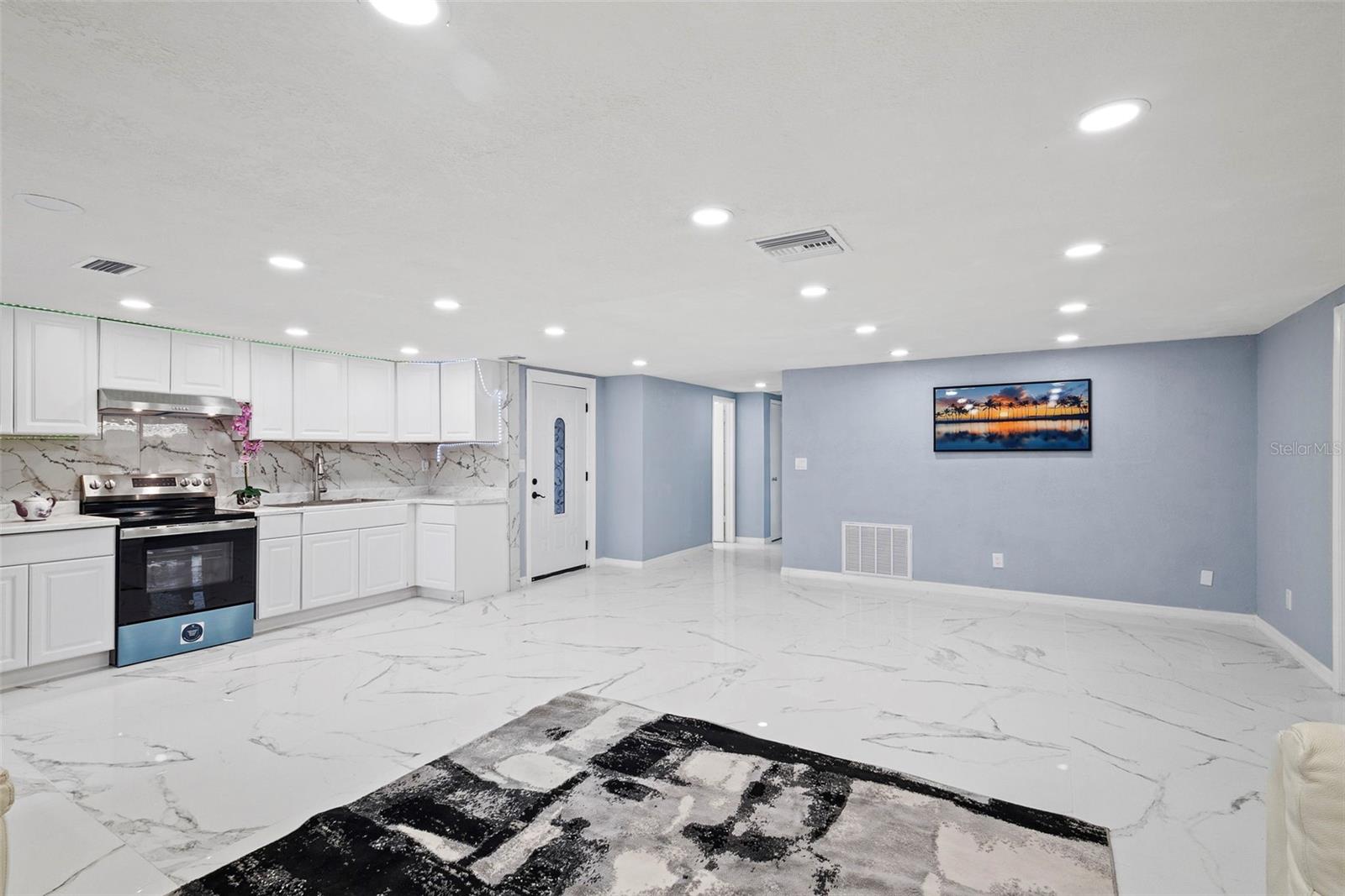 KITCHEN AND ENTRANCE