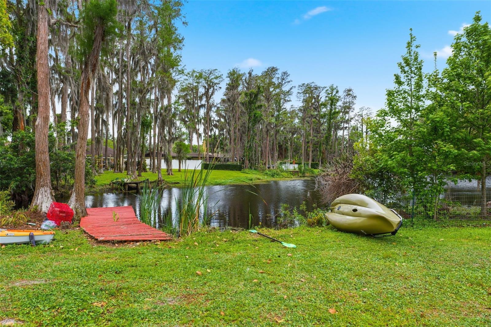 Rear View and Lake Acess