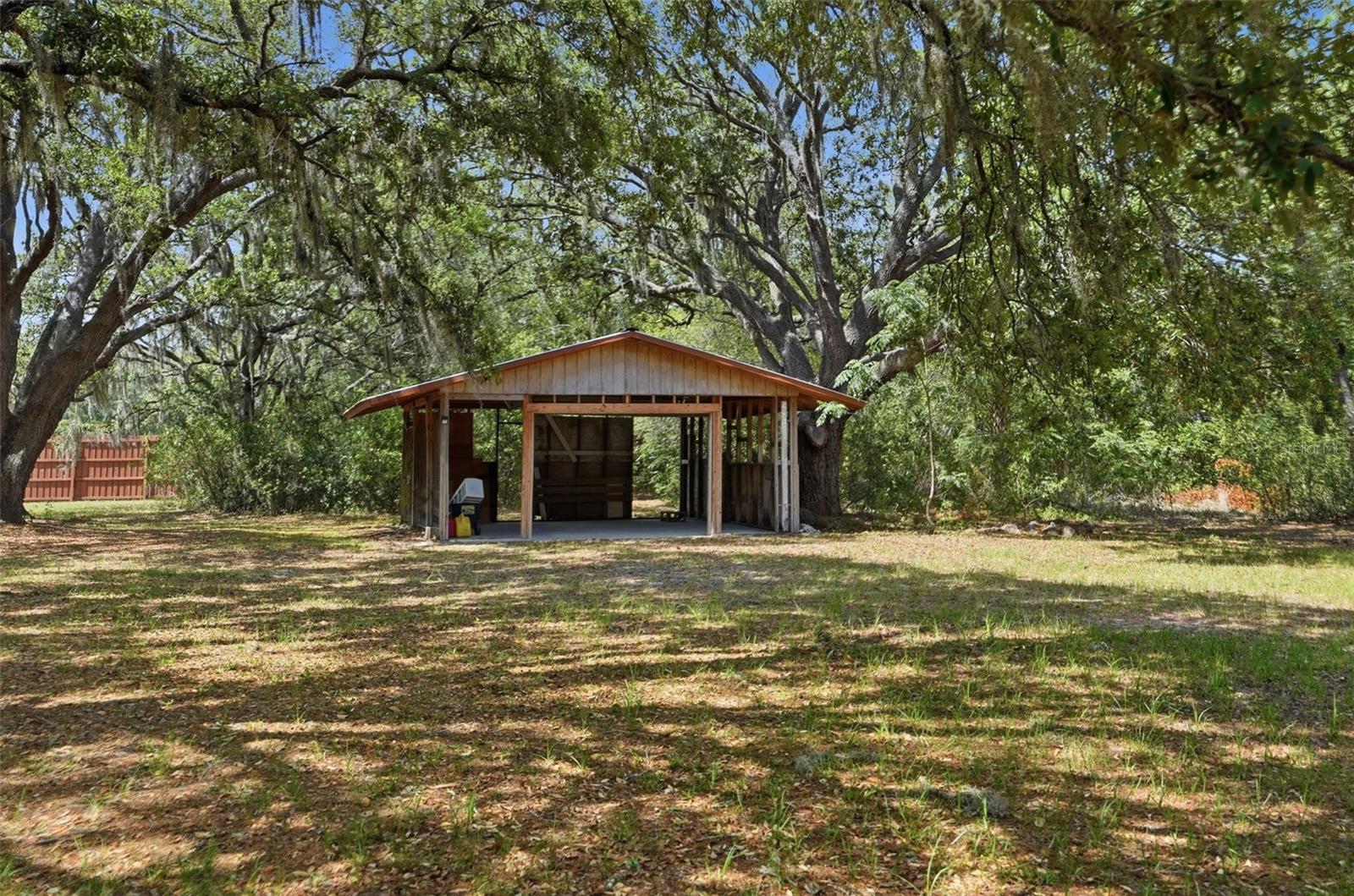 Barn with Garage Door (shown with door pulled up/open)
