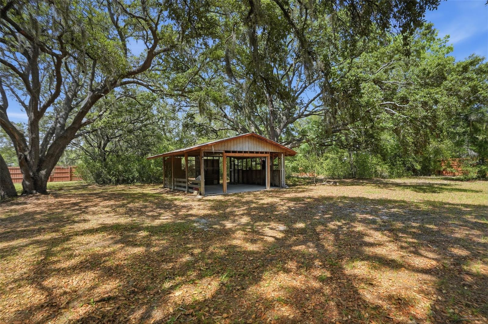 Barn with Garage Door (shown with door pulled up/open)