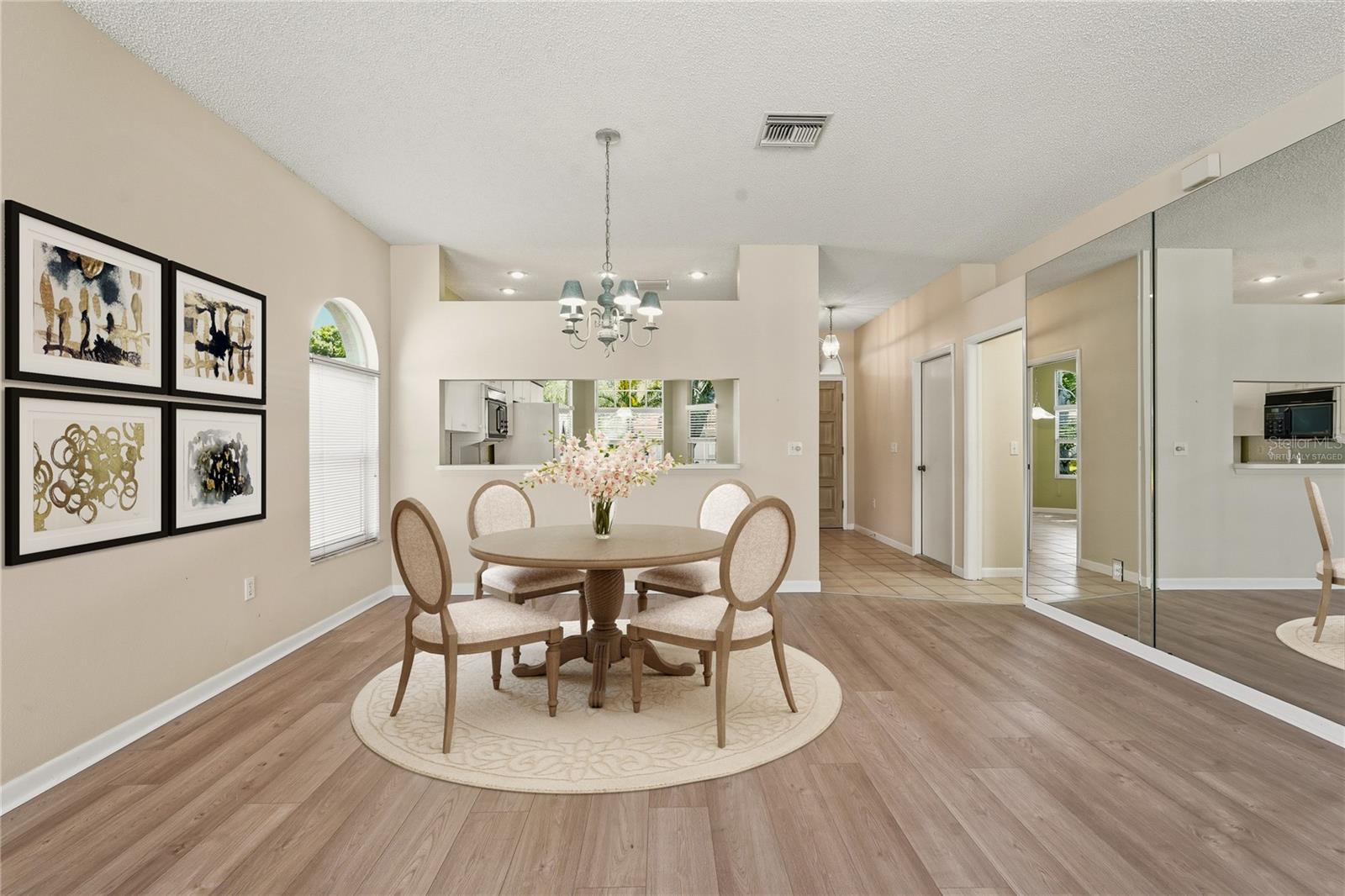 Virtually Staged Dining Room