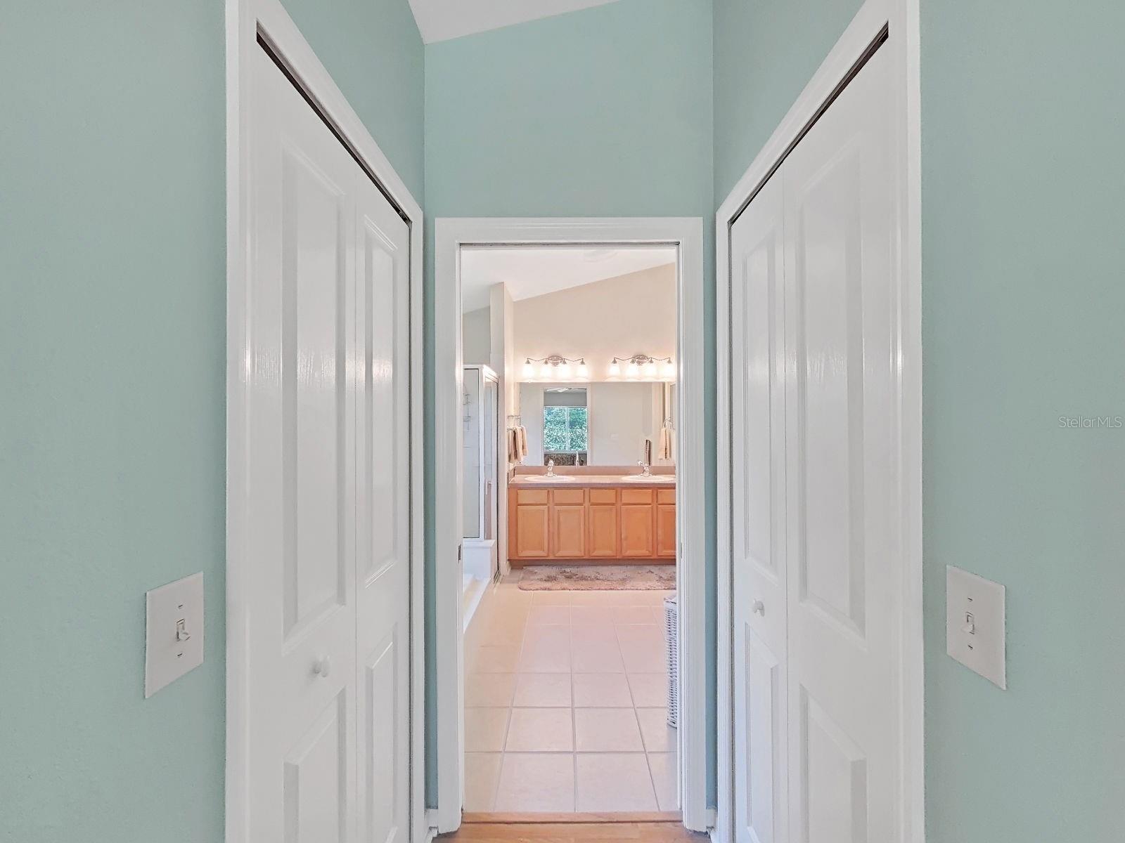 Dual Walk-In Closets