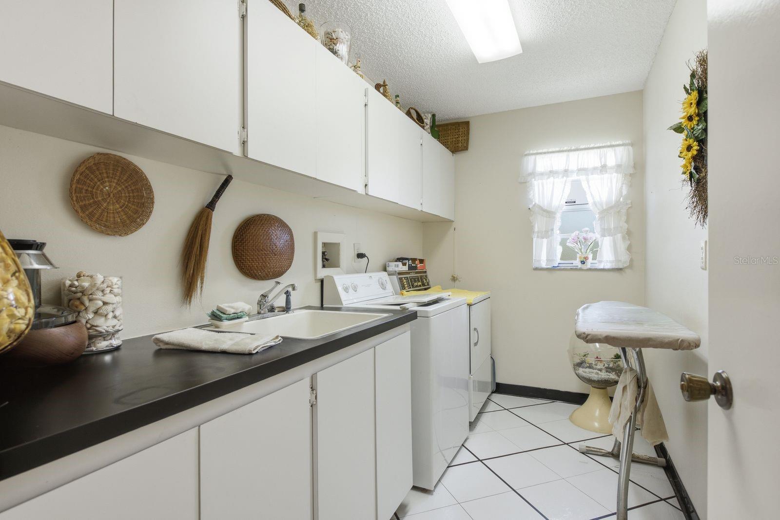 Inside laundry room