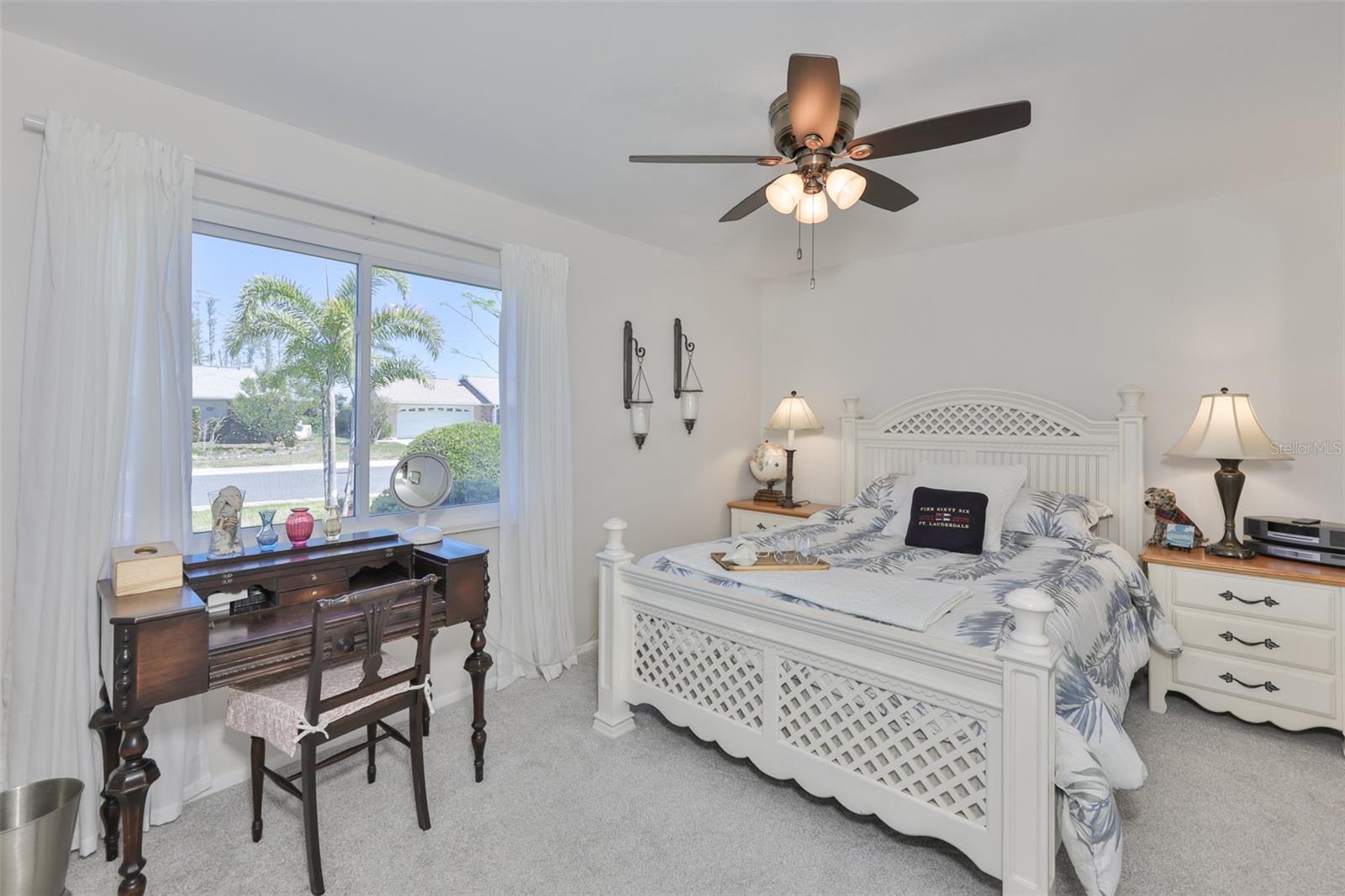 Front Guest Bedroom w/ Newer Plush Carpet, Bright Color Scheme, Ample Closet Space