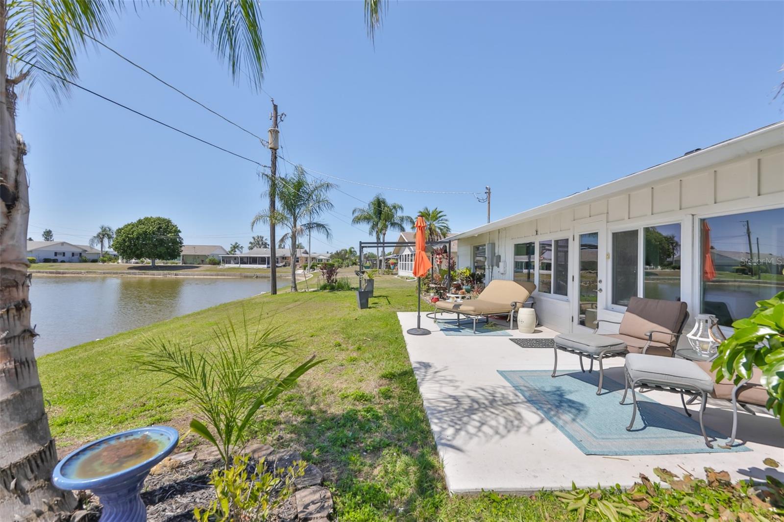 Rear Patio, Perfect for Sunbathing or Watching Wildlife, Metal Gazebo
