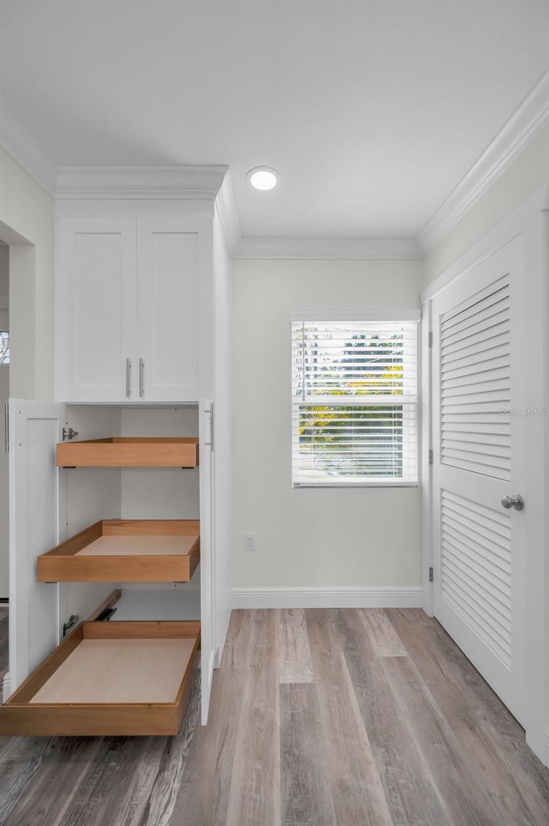 Pantry Cabinet with pull-out drawers