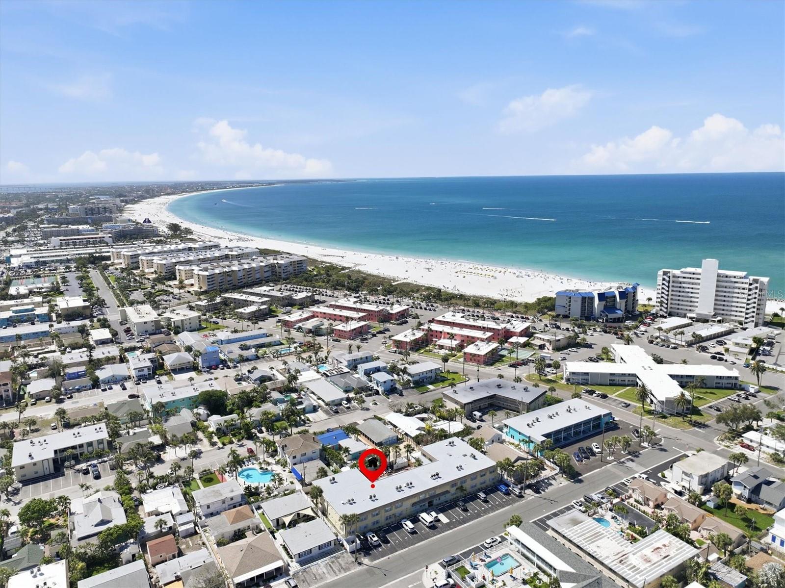 Looking south down St Pete Beach, I can't wait for you to enjoy.