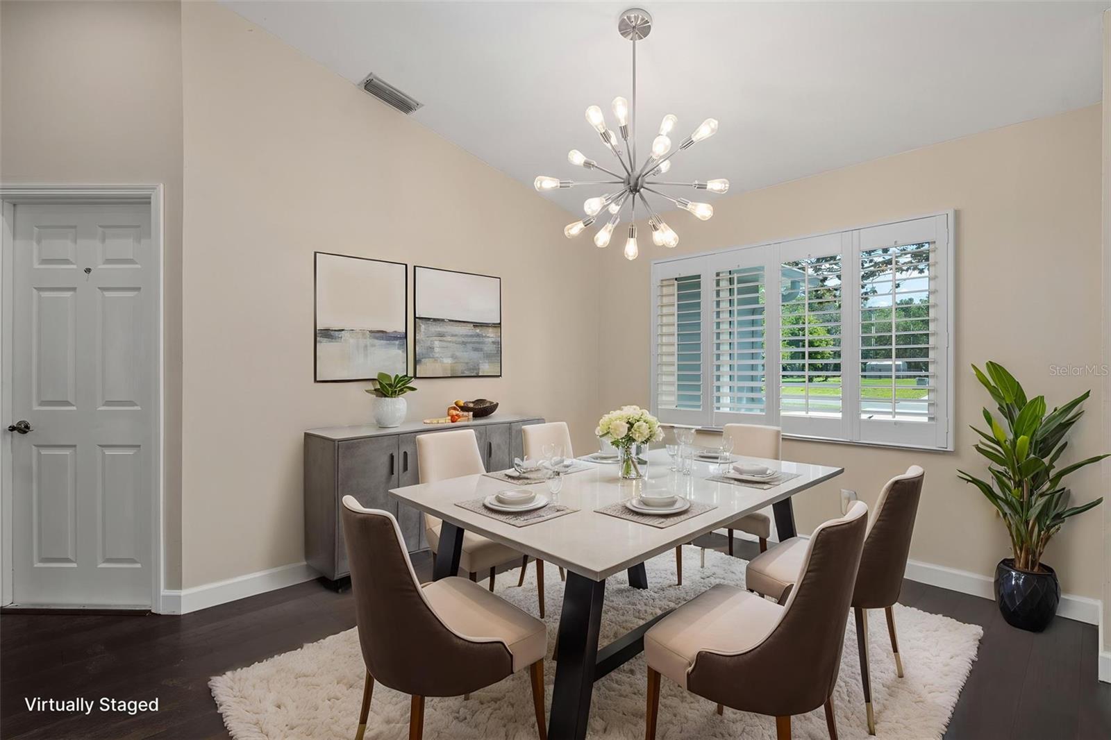 Staged Dining Room