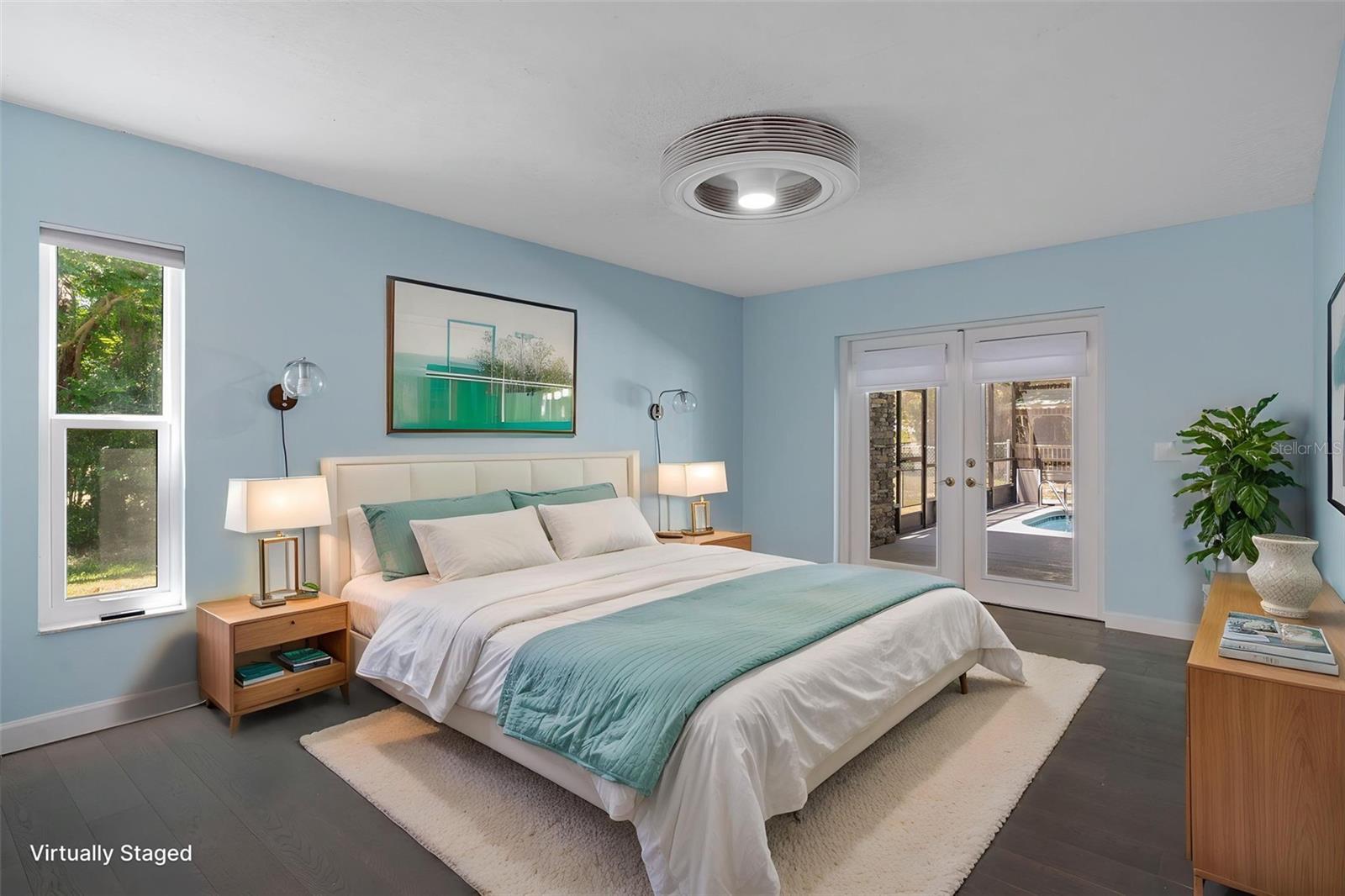 Staged Master Bedroom