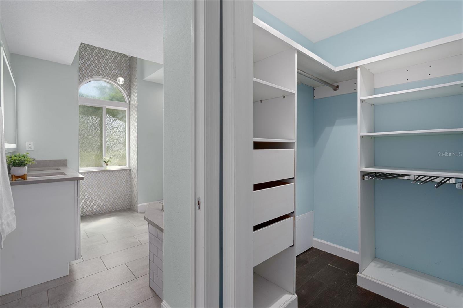 Walk-in Master Closet