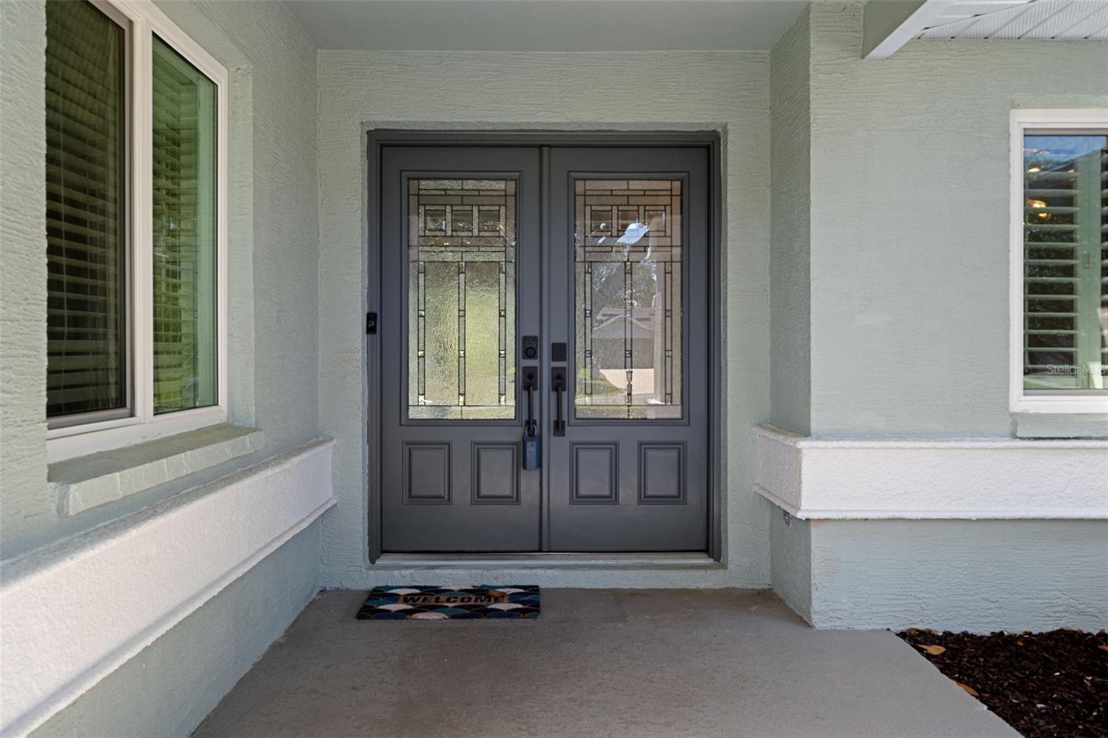 Stunning Newer Double Door Entry
