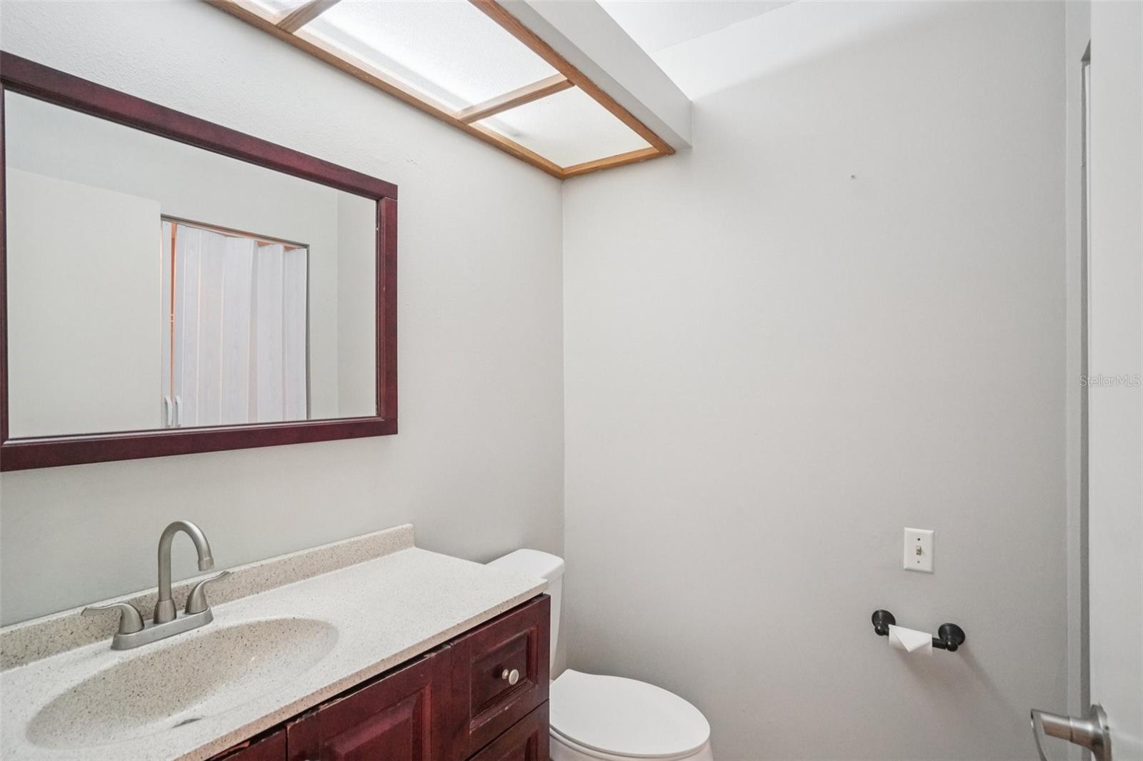 CONVENIENT HALF BATH DOWN STAIRS