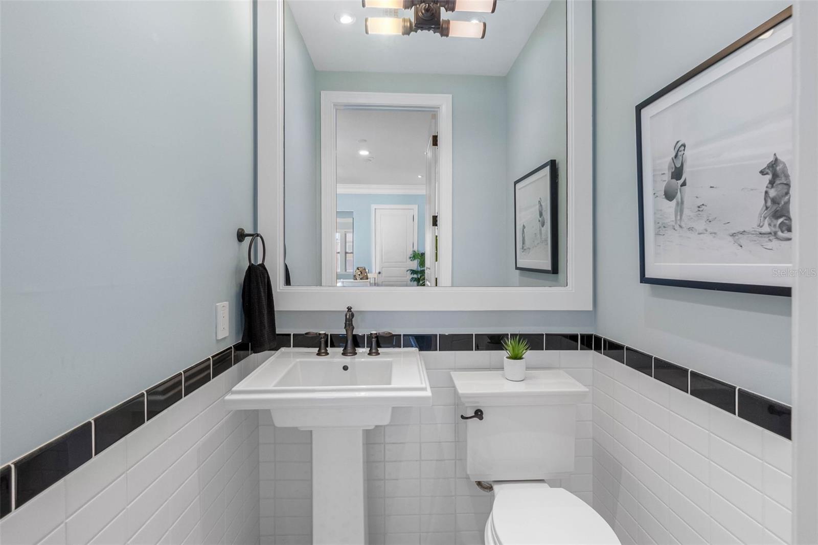 Half Bath Off Living/Kitchen