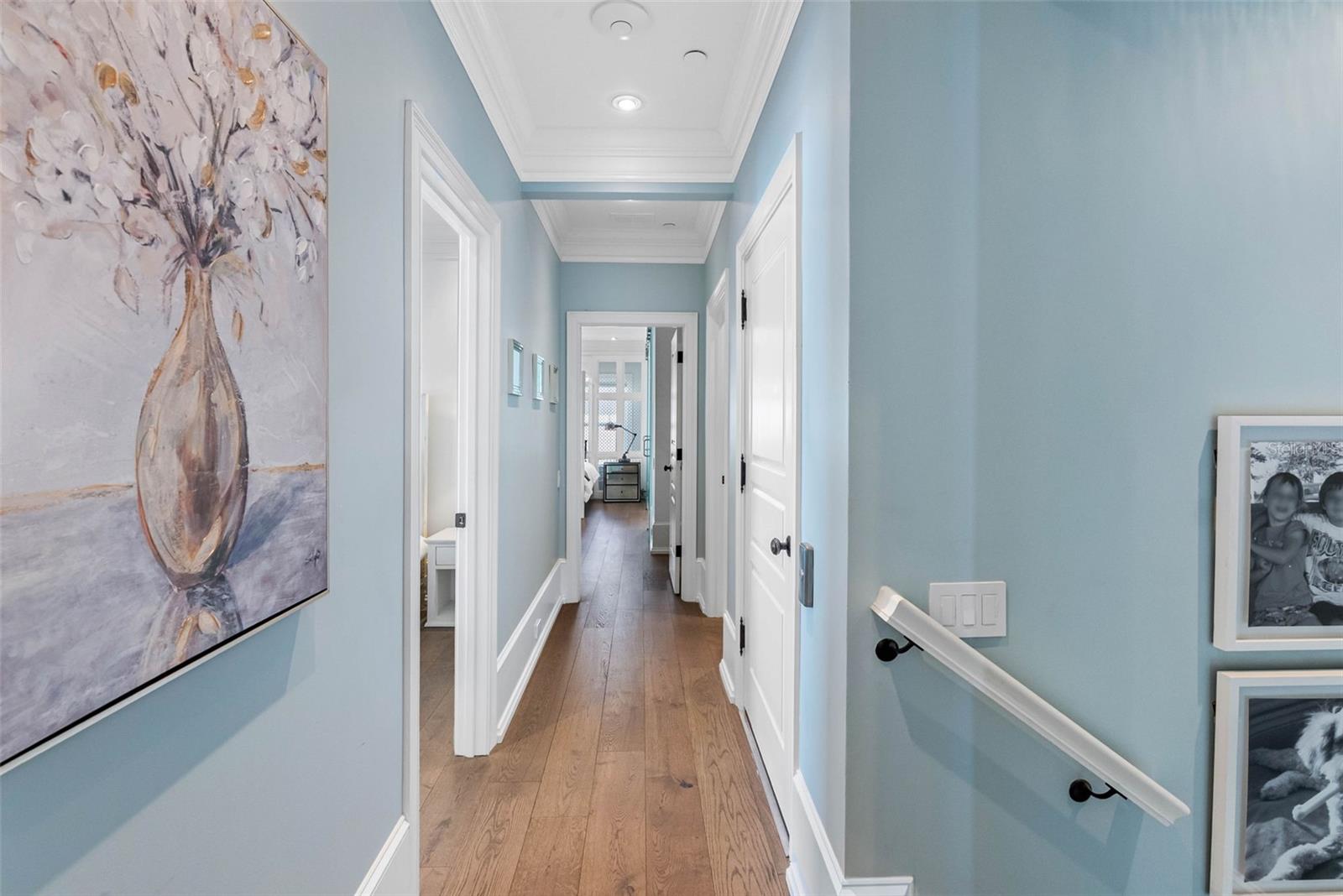 Crown Molding, Baseboards Engineered Hardwood