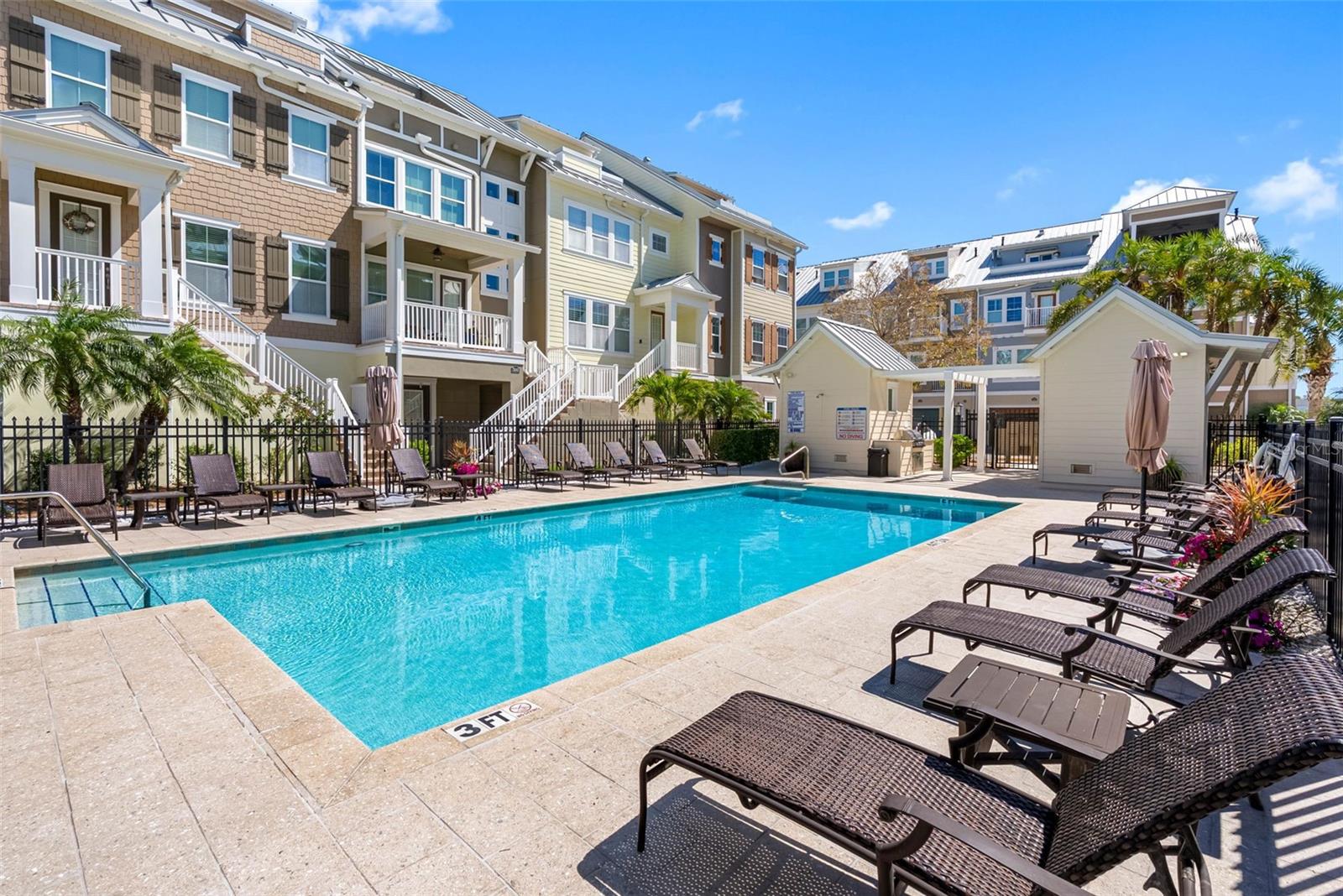 Community Heated Pool with Restrooms