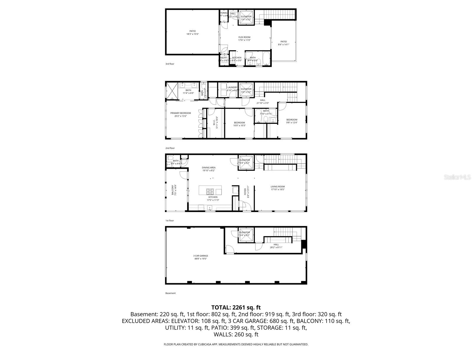 Floorplan Waterside 506 All Levels