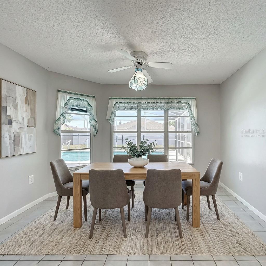 Virtually staged photo