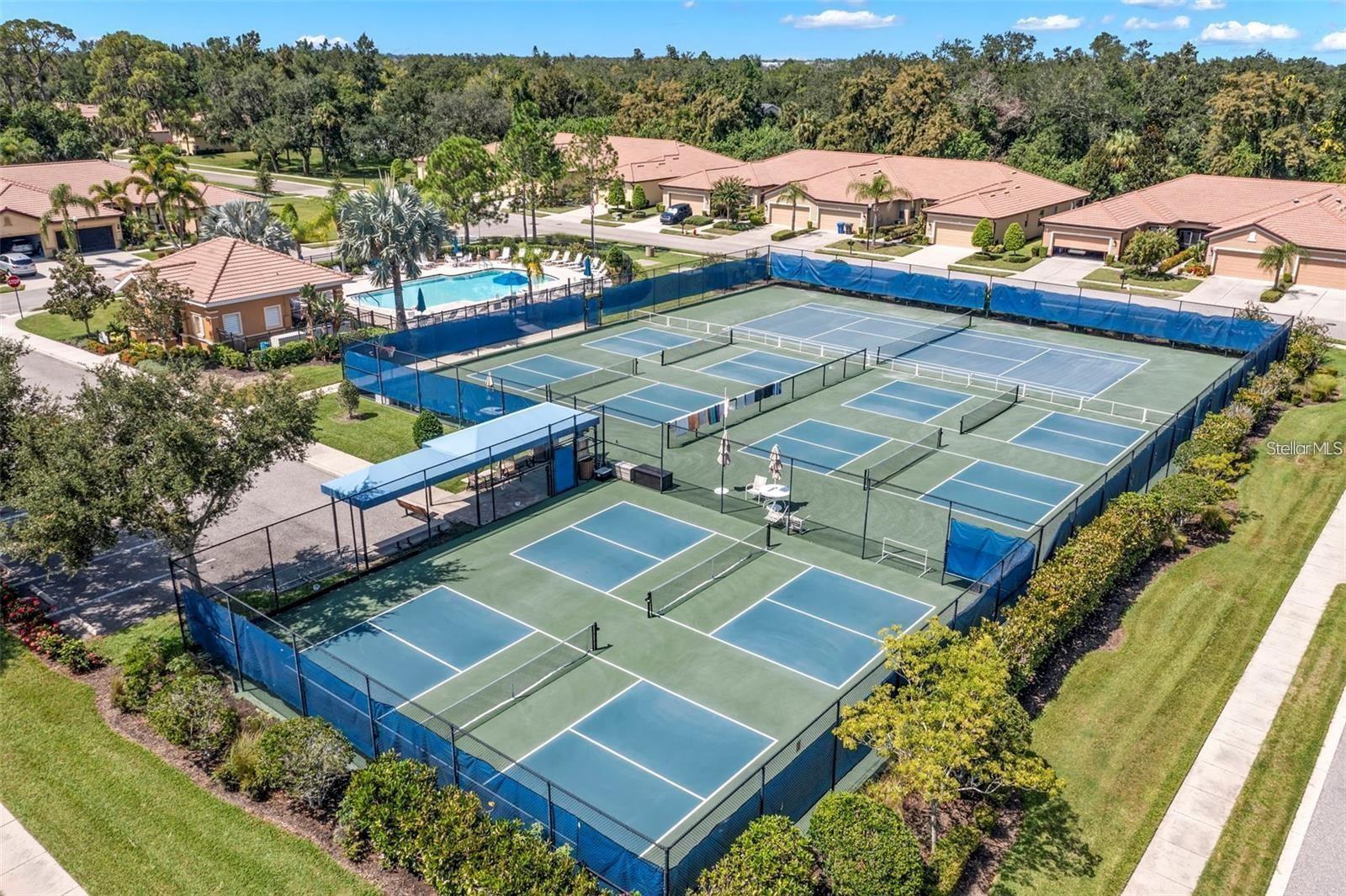 Aerial View Pickelball