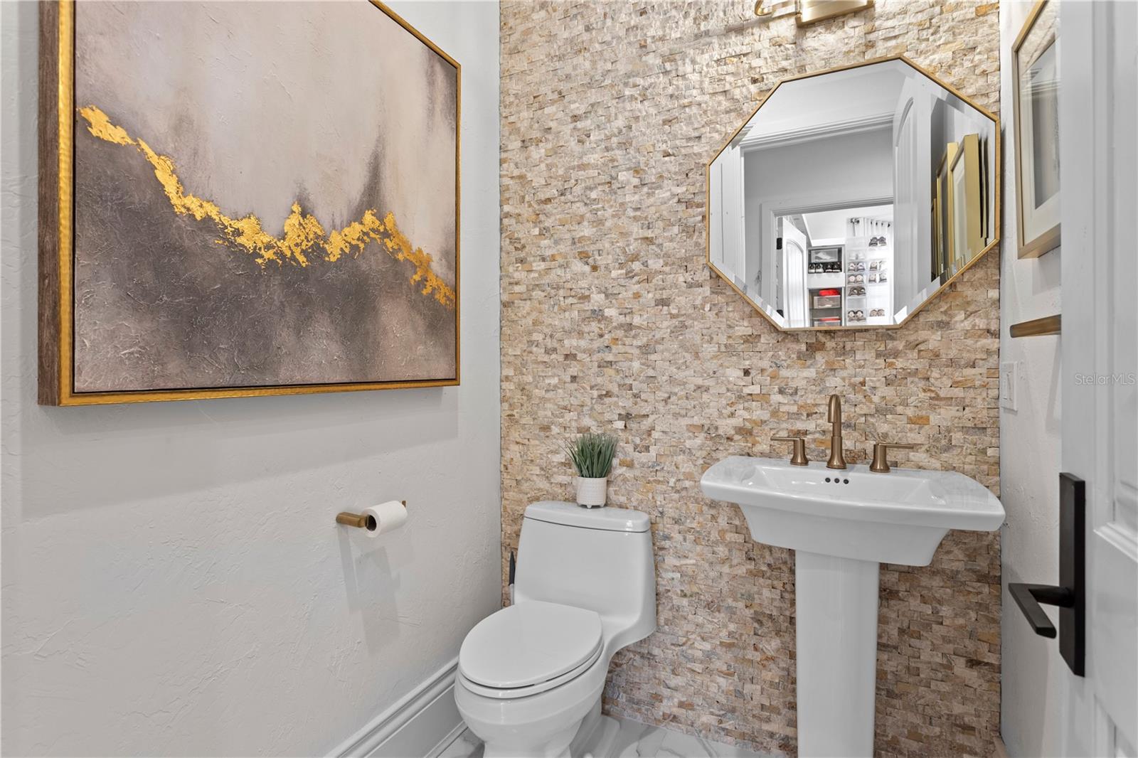 Downstairs half bath