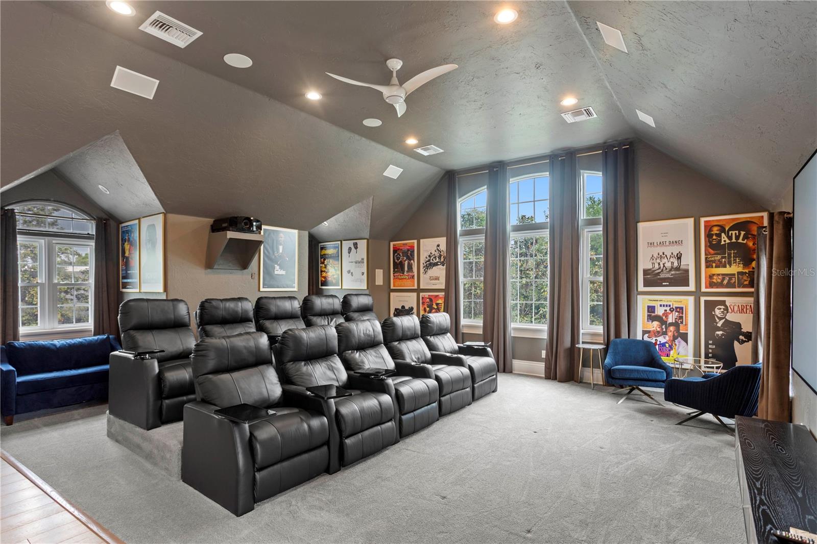 Guest suite converted into a Theater Room