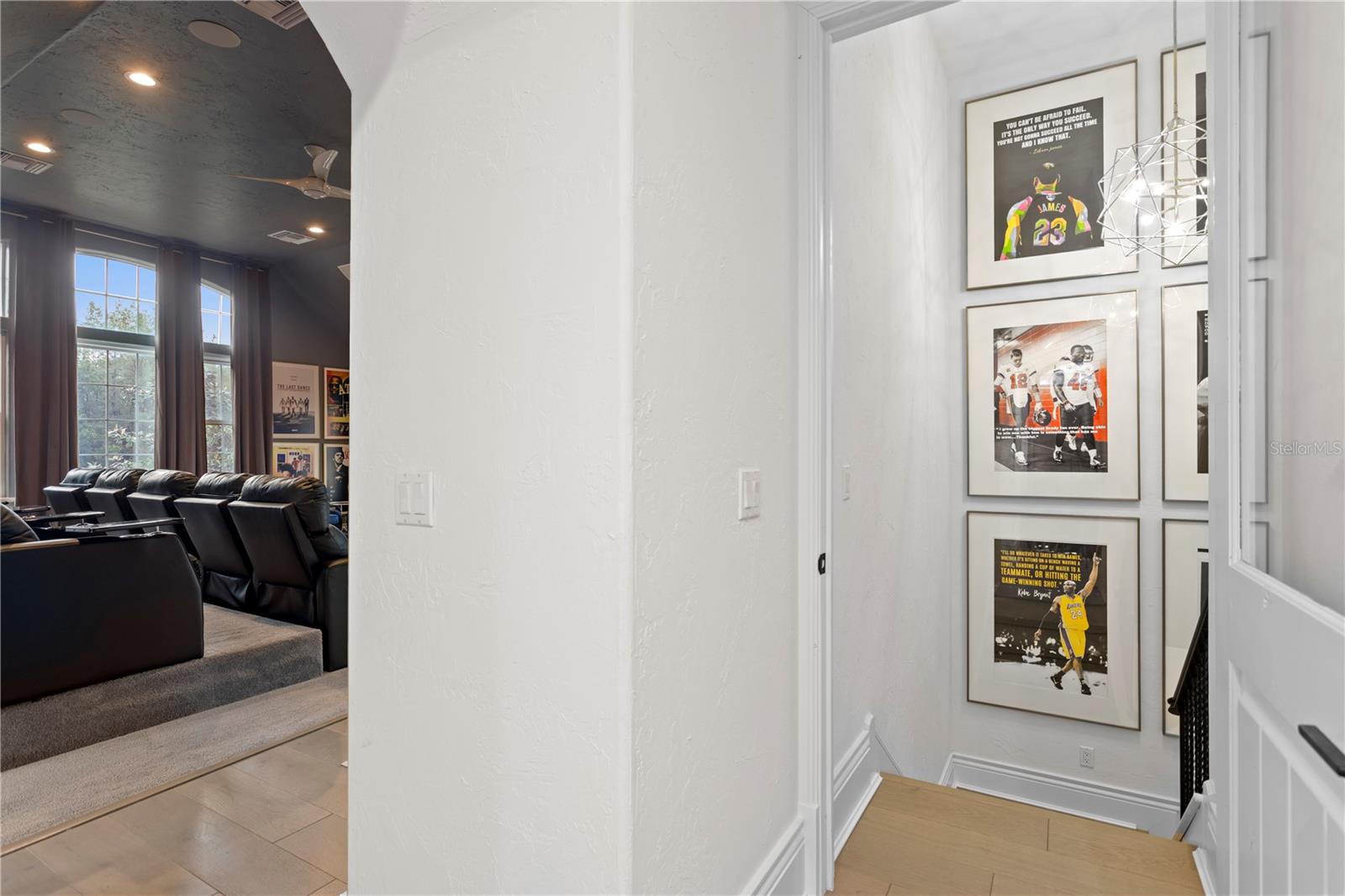 Entrance to Theater Room