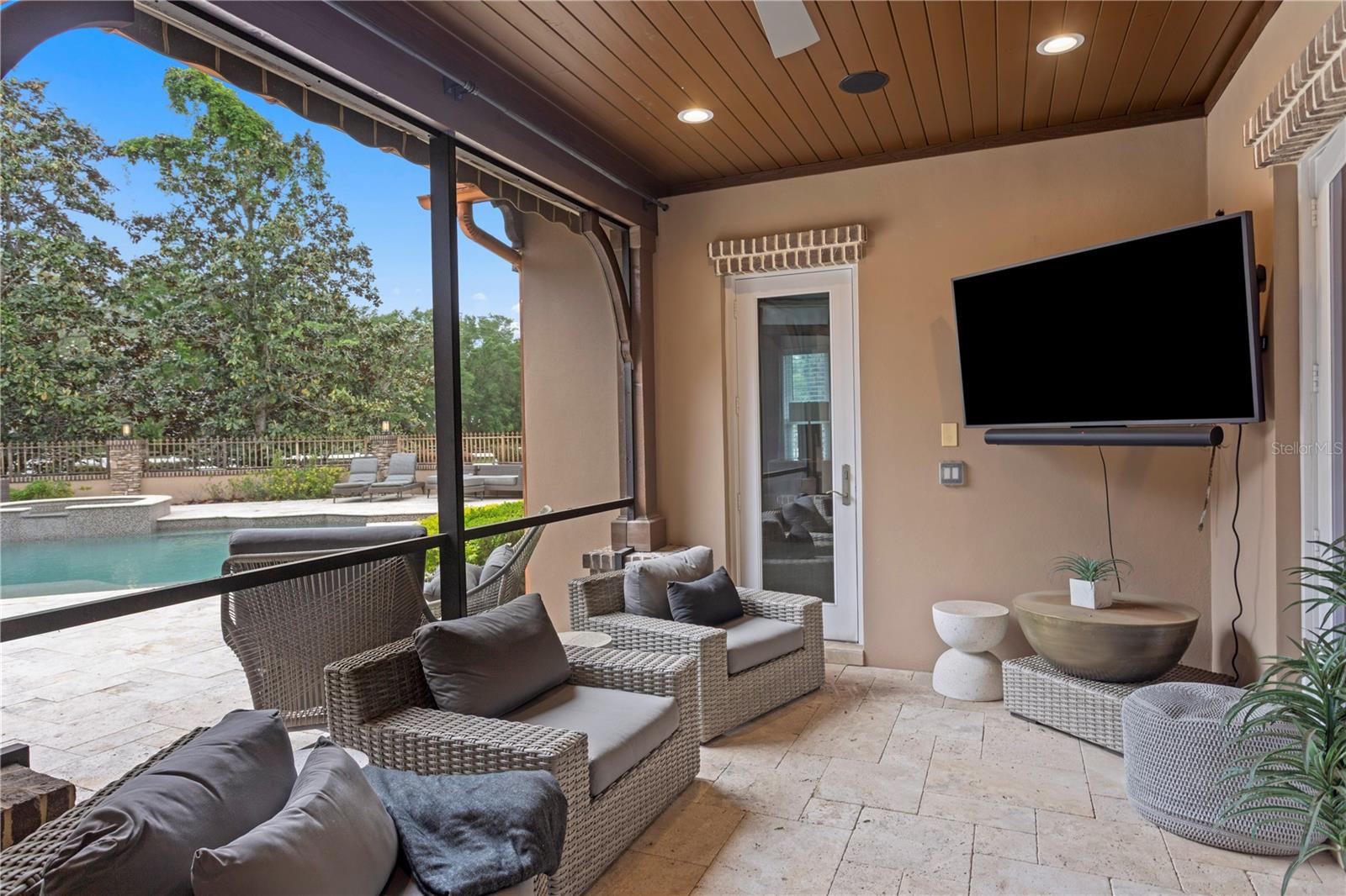 Outdoor screened in patio