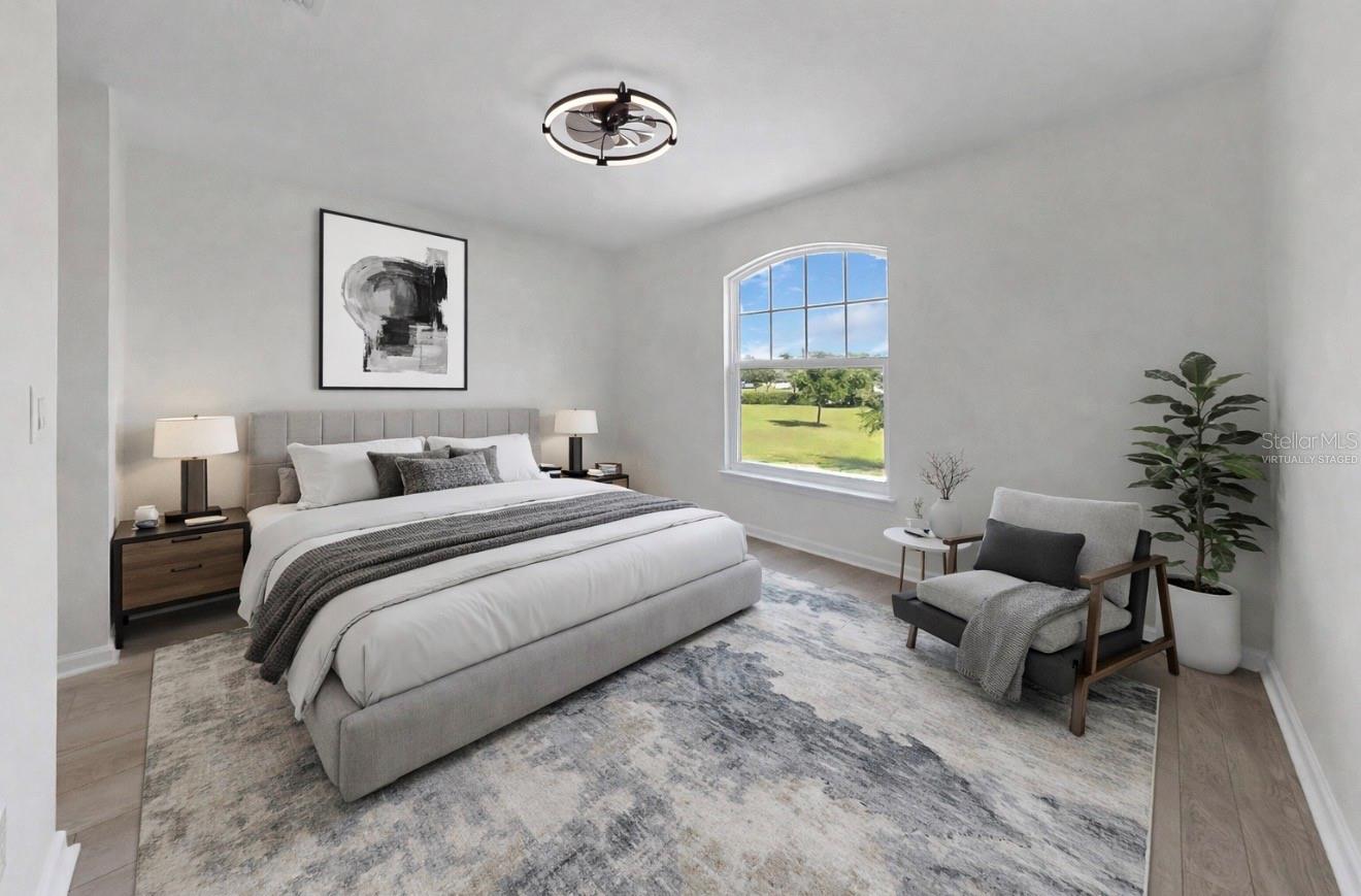 Virtually Staged Bedroom 4