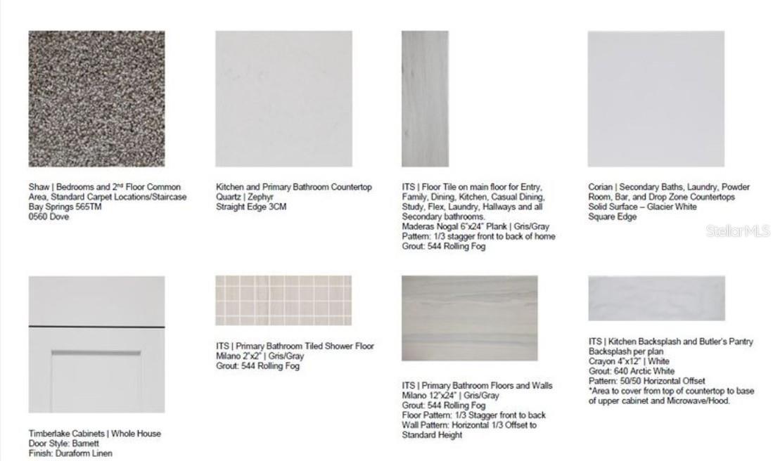 3896 Immacolata Way design selections! This home is currently under construction and selections are subject to change.