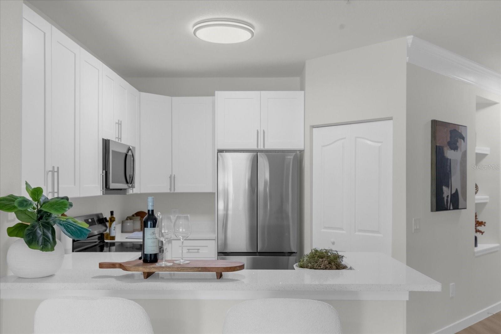 Kitchen viewed from Living Room