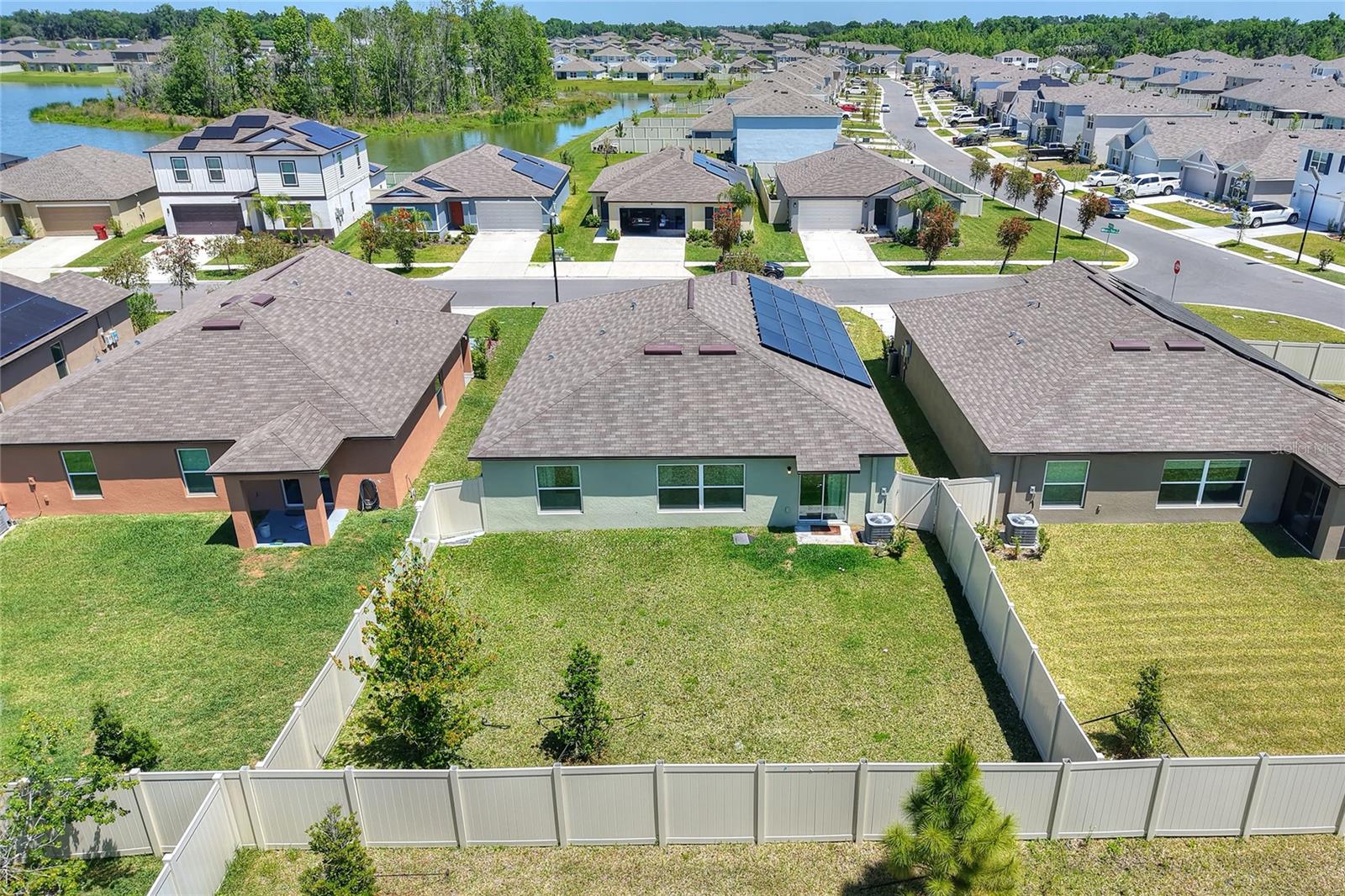 fenced backyard for the kiddos and pooches