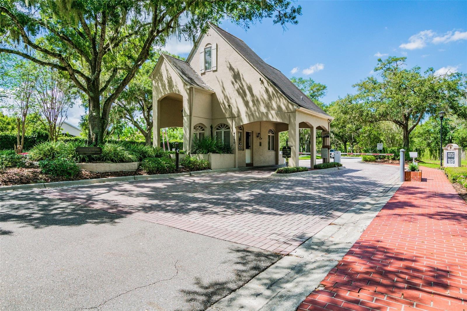 One of 3 guard gated entries into this lovely Cheval neghborhood included in low HOA fee.