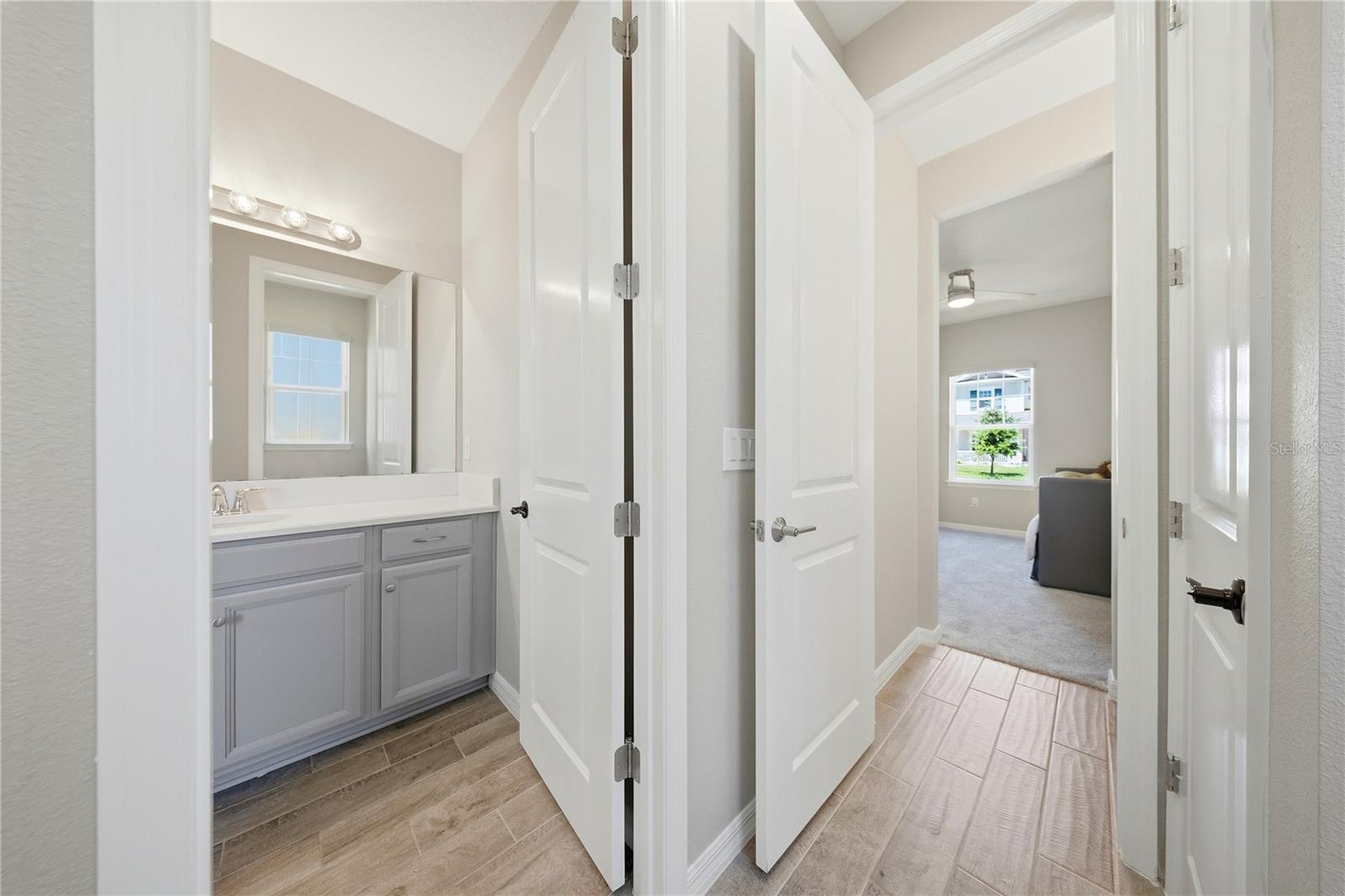 JACK AND JILL BATH SPLIT BETWEEN BEDROOMS #2 & #3