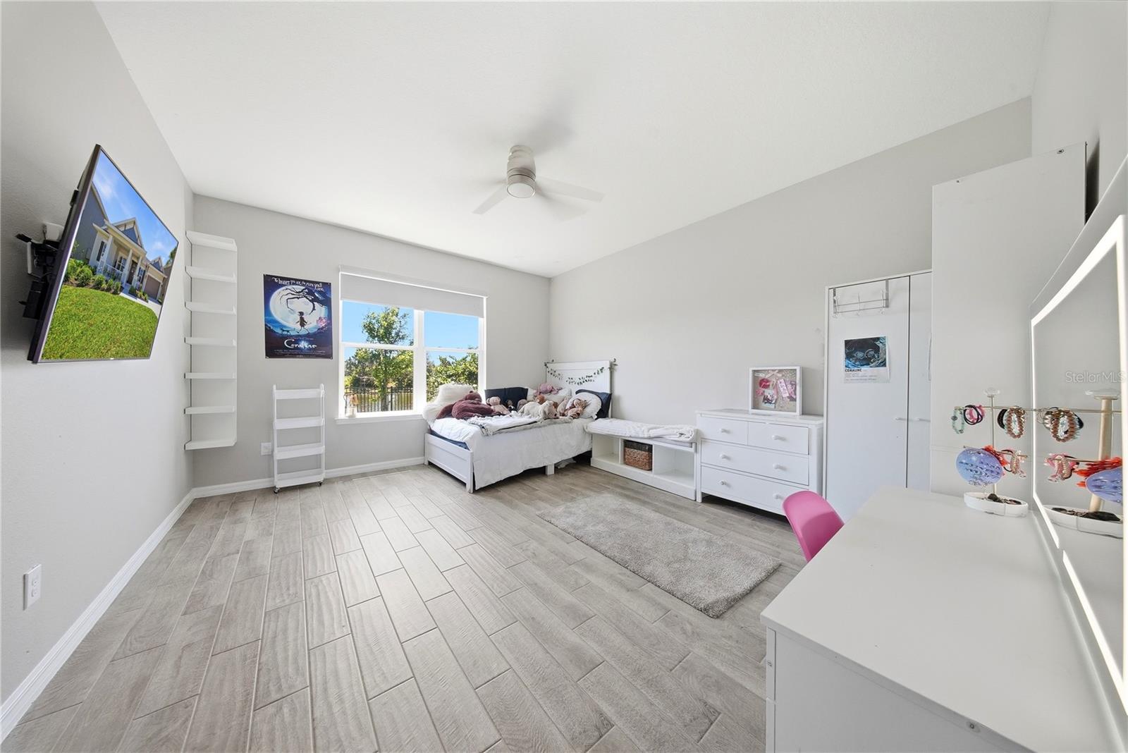 MEDIA ROOM OVERLOOKING THE WATER