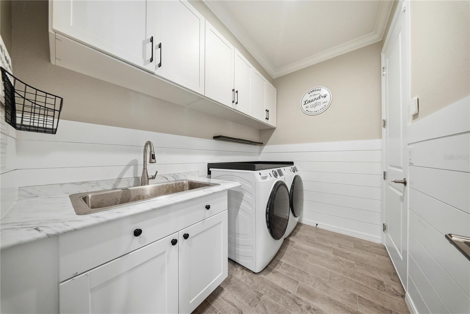 CUSTOM LAUNDRY ROOM WITH SINK