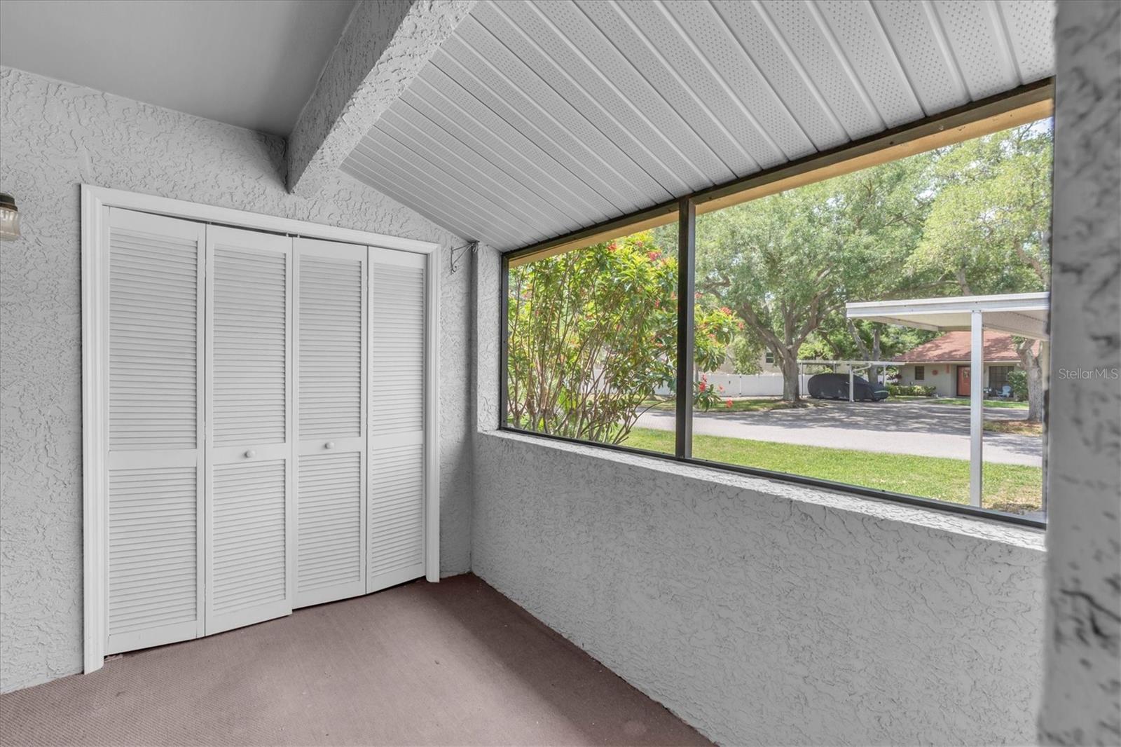 Screened porch