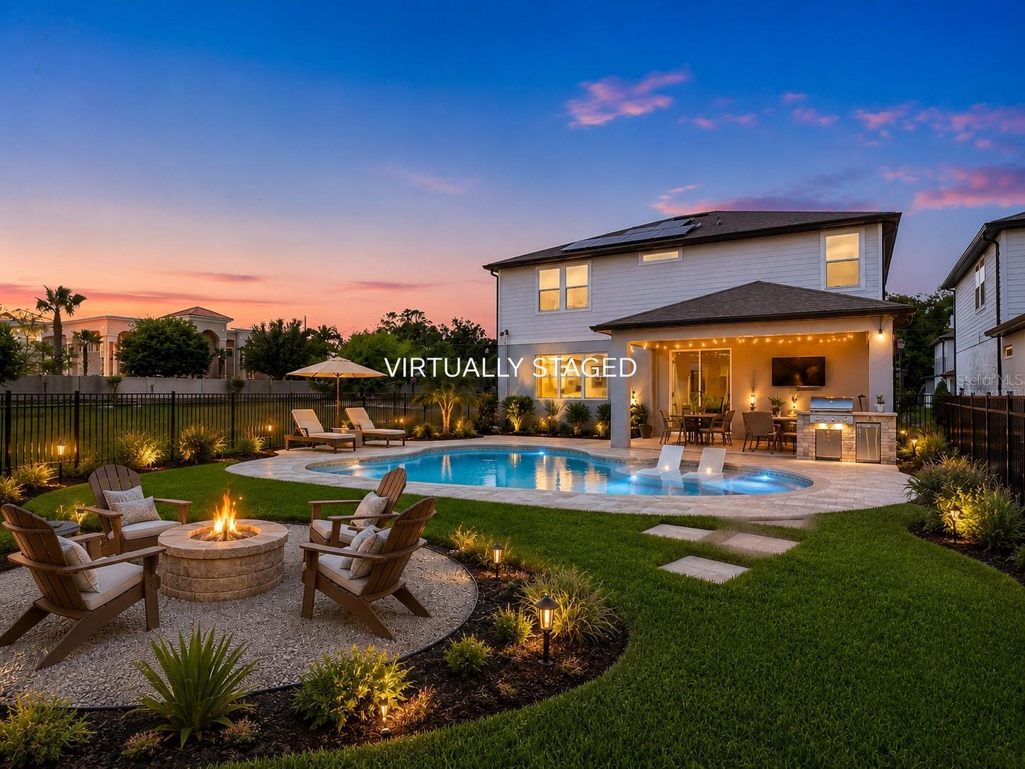 Virtually Staged backyard ideas-You have the biggest backyard in the neighborhood
