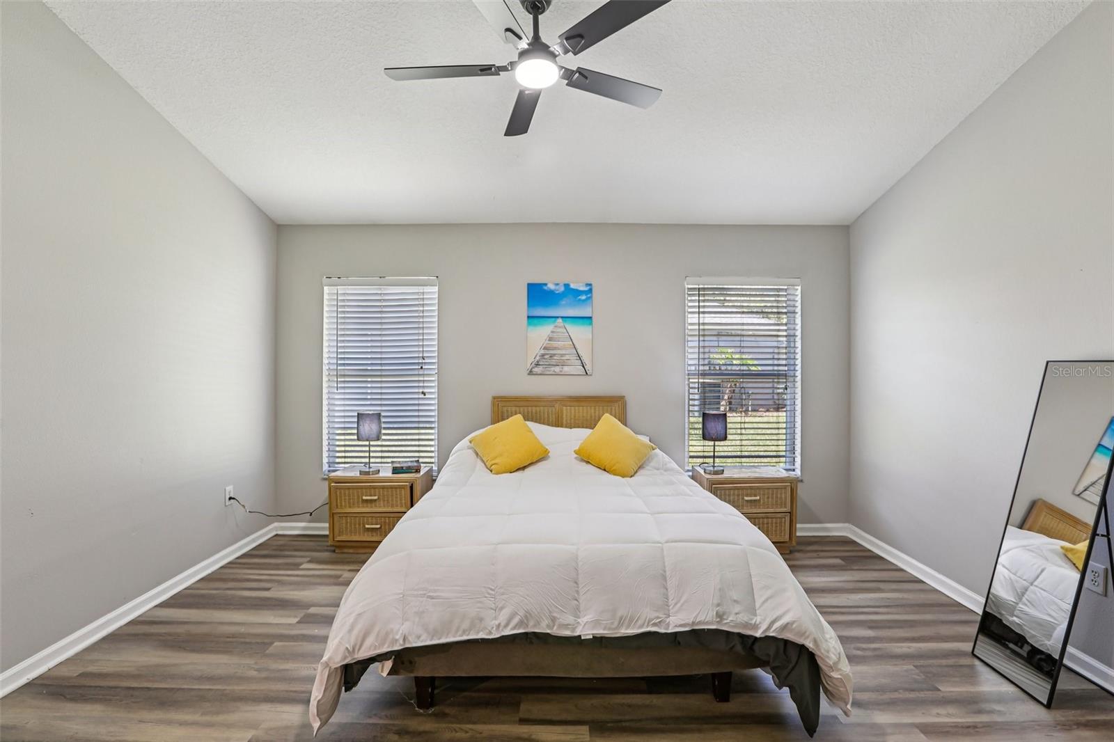 Spacious primary bedroom 12'7"x14'11"