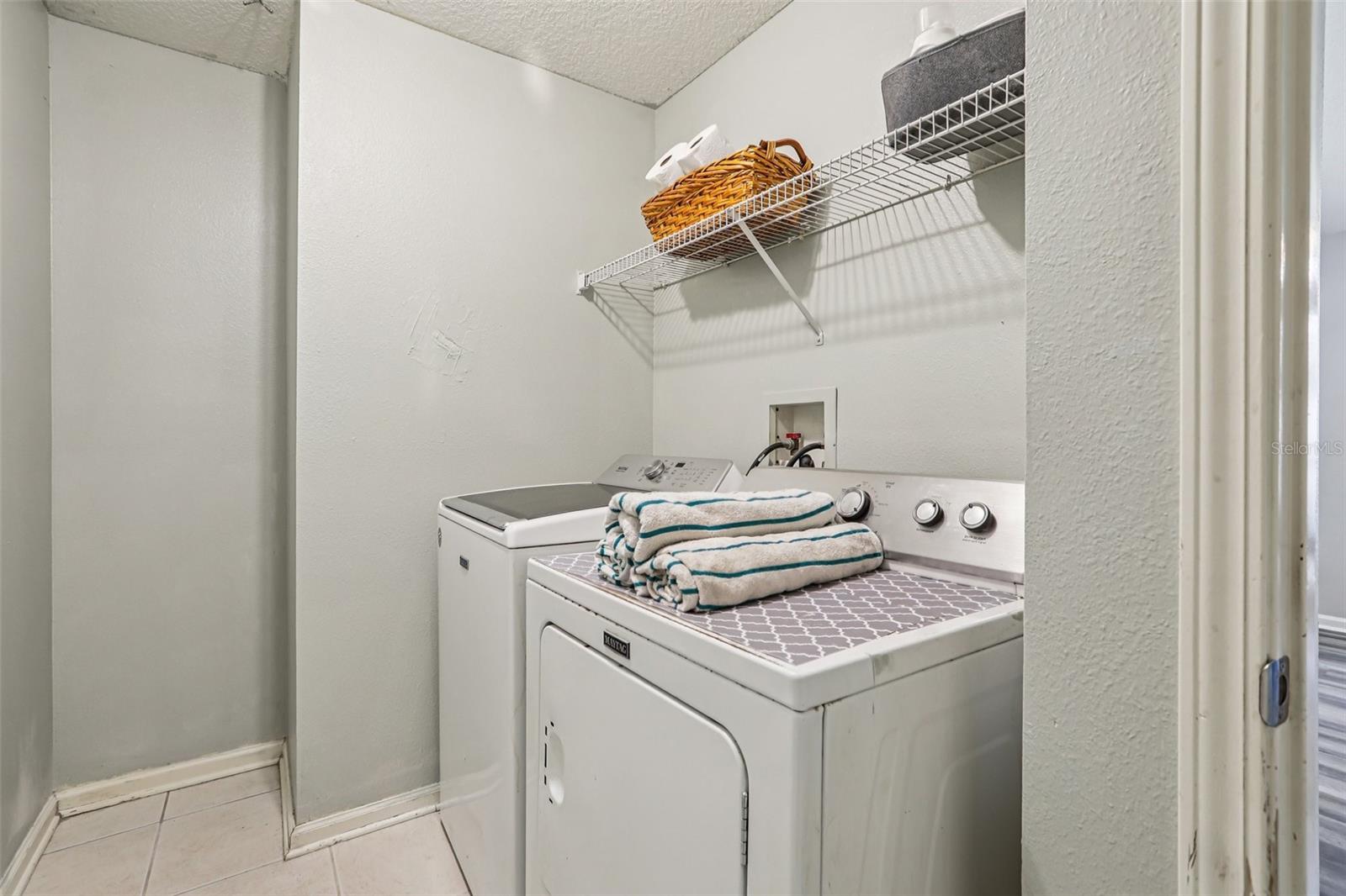 Indoor laundry room