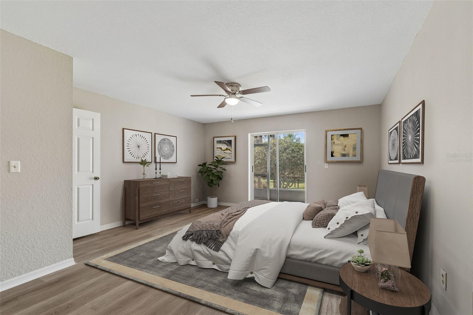 Virtually Staged primary bedroom