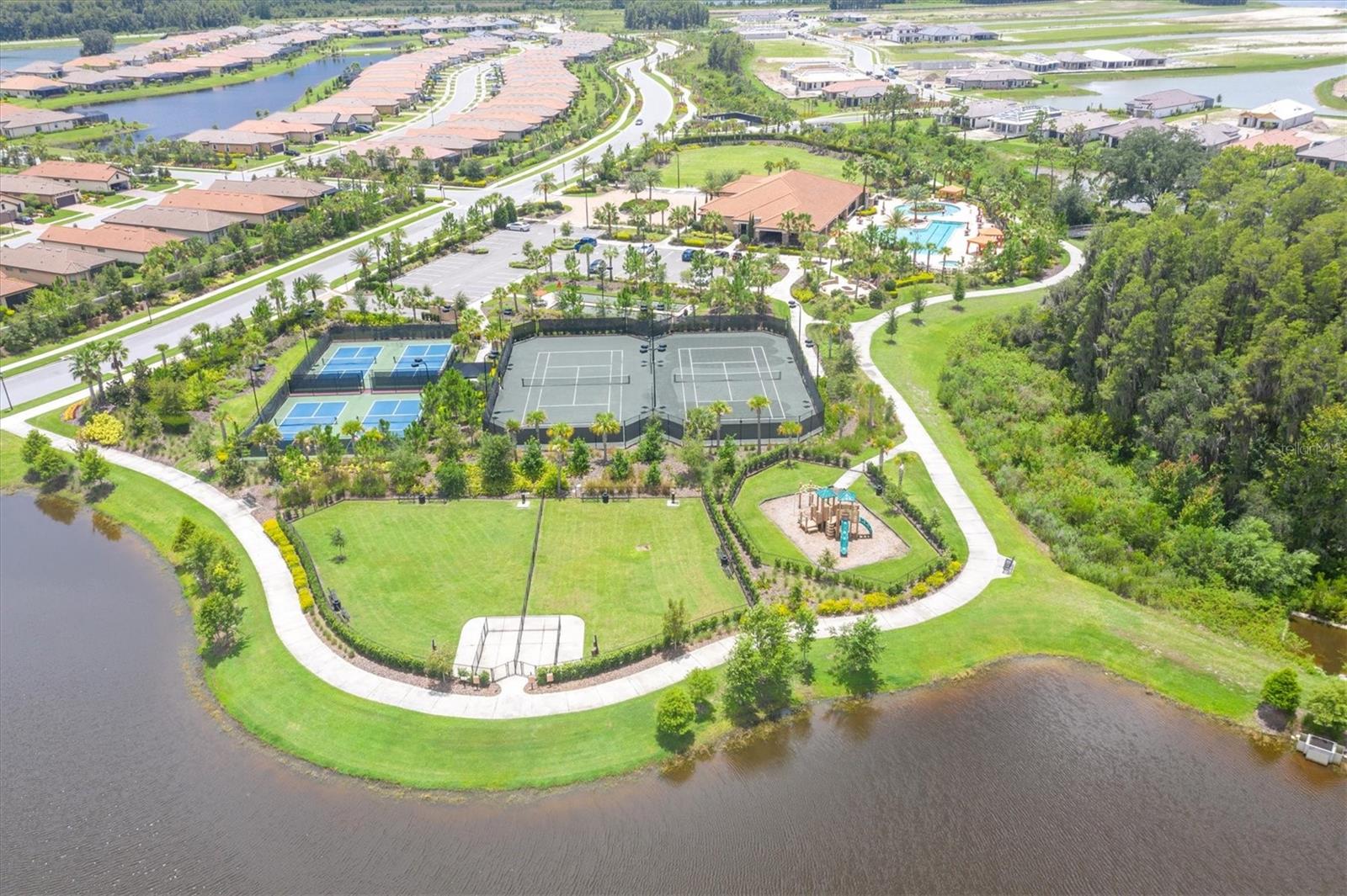 Clubhouse, Pool, Tennis Courts, Pickleball Courts, Playground