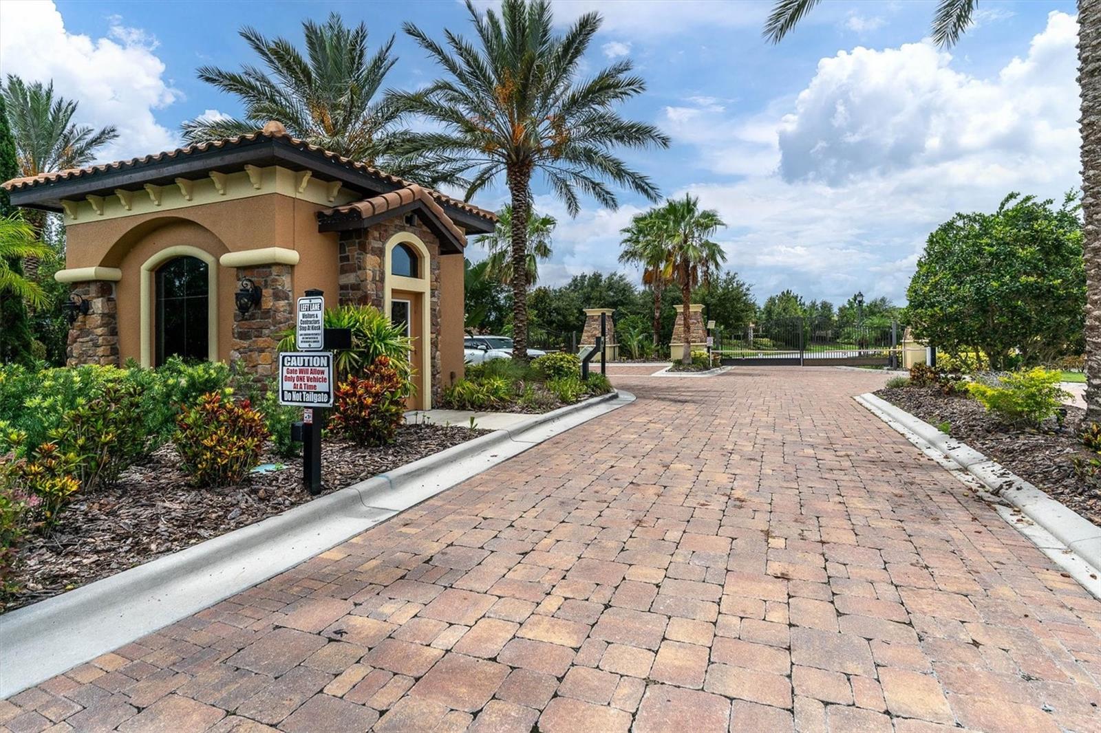 Front Gated EntranceNorth side