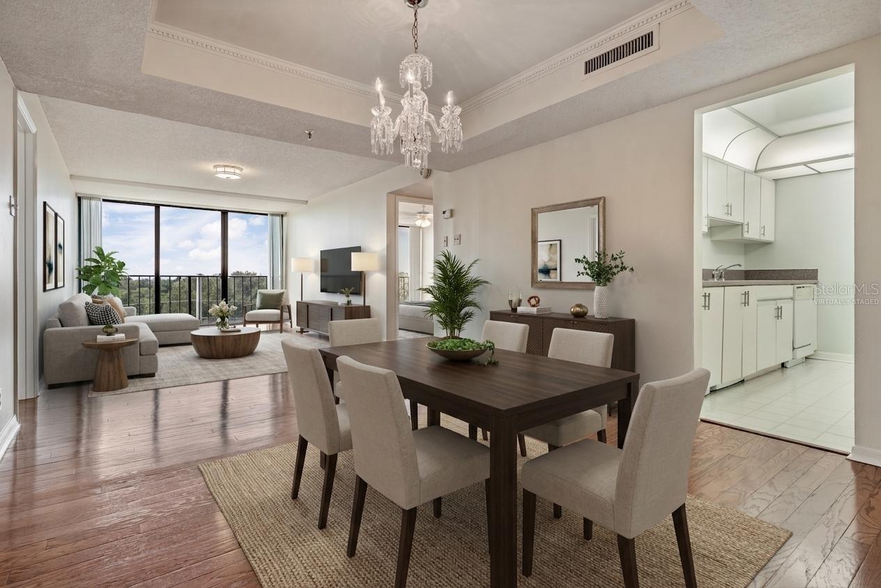 This photo is virtually staged.